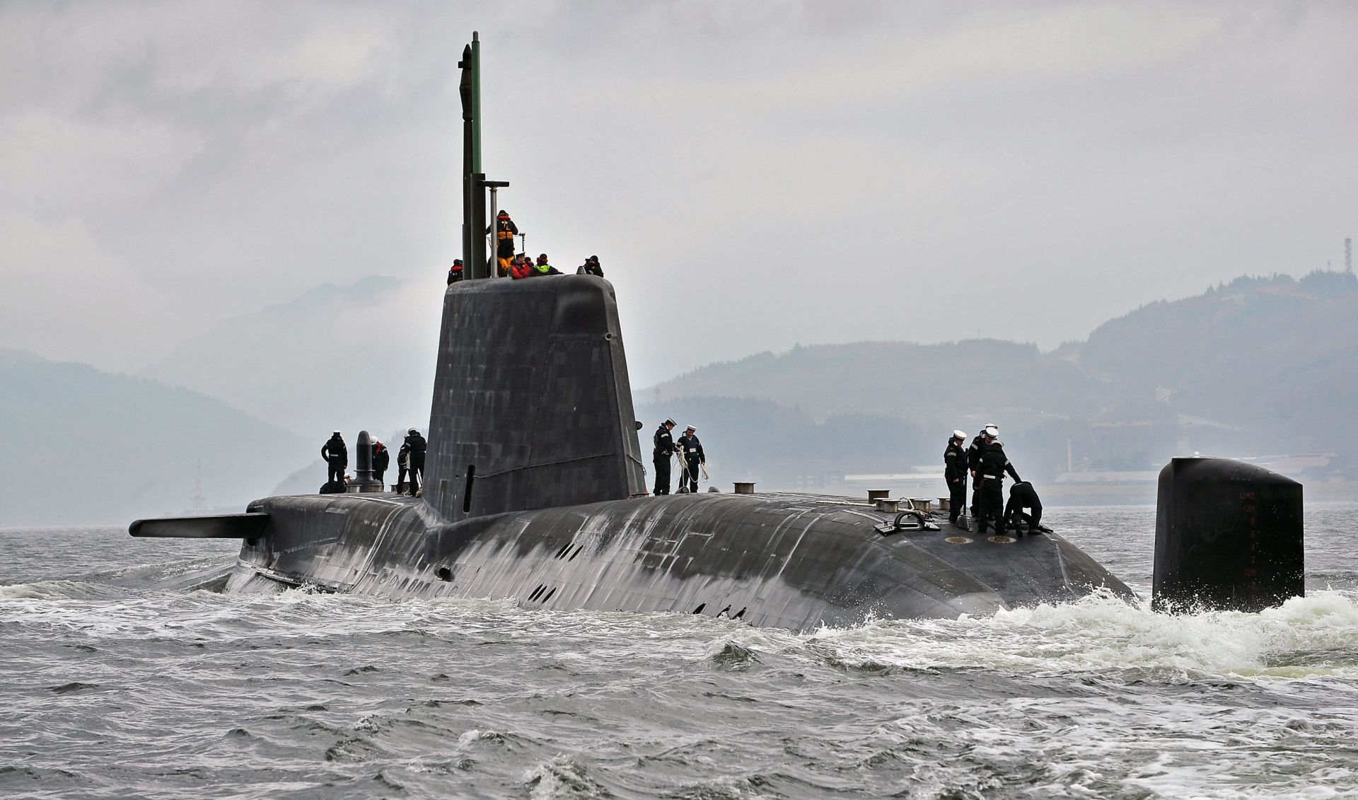 Submarine Royal Navy Astute Class Submarine Military Vehicle 1920x1131