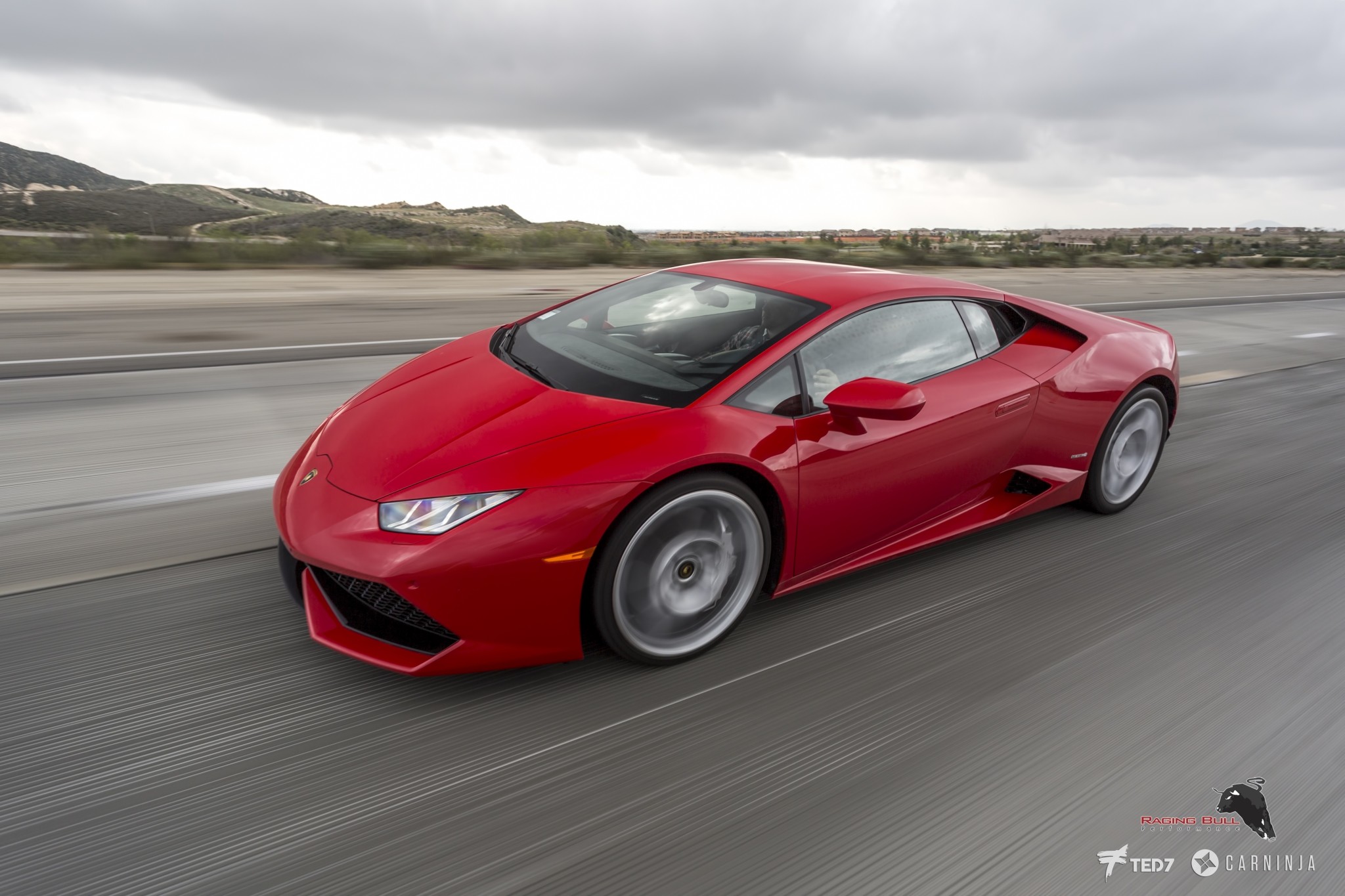 Carninja Lamborghini Huracan LP610 4 Front Angle View Road Car 2048x1365