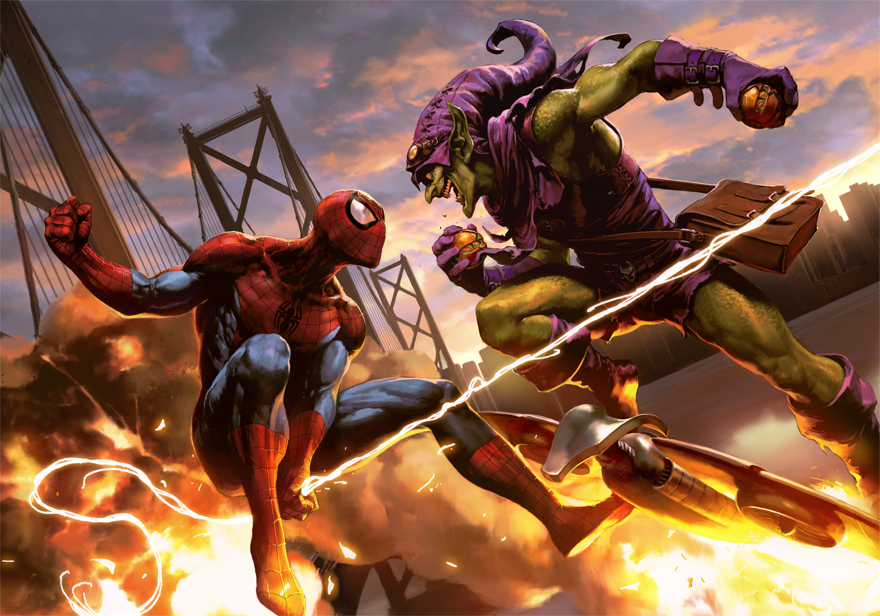Spider Man Marvel Comics Movies Comics Green Goblin Superhero 1714x1200