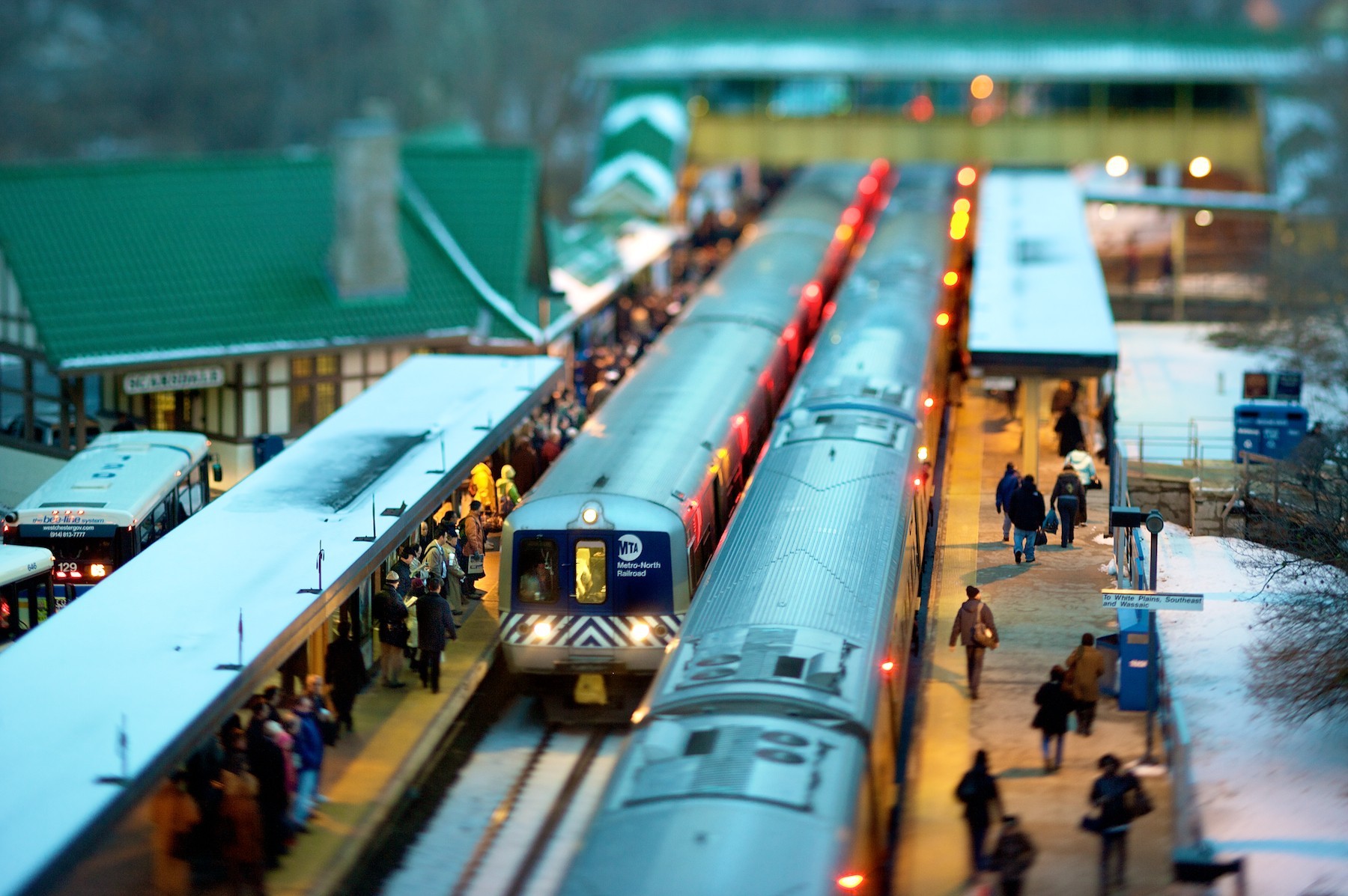 Train Tilt Shift Train Station Metro 1800x1197