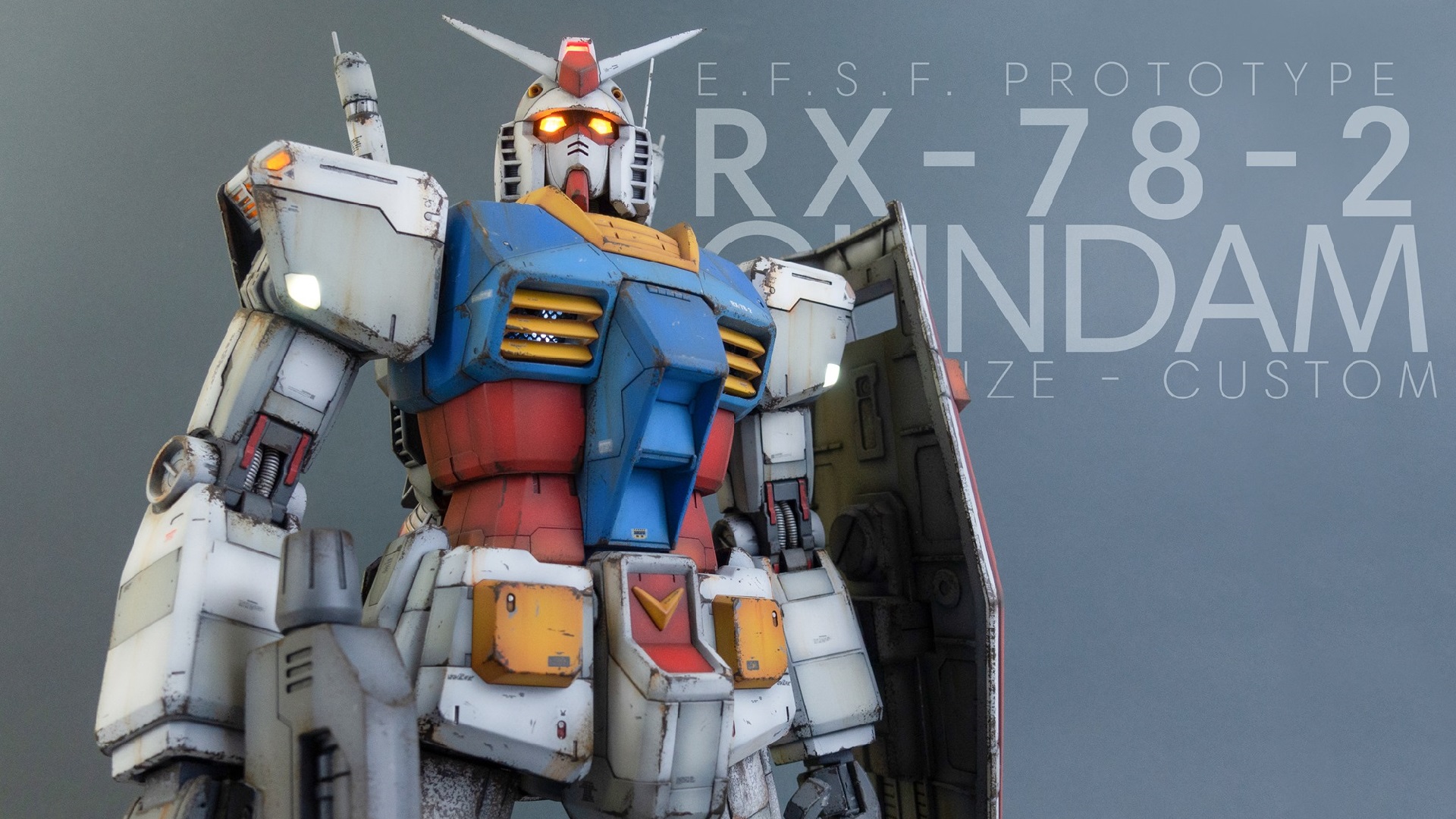 Mobile Suit Mobile Suit Gundam RX 78 Gundam Futuristic Science Fiction Anime Robot Mech Photography  1920x1080