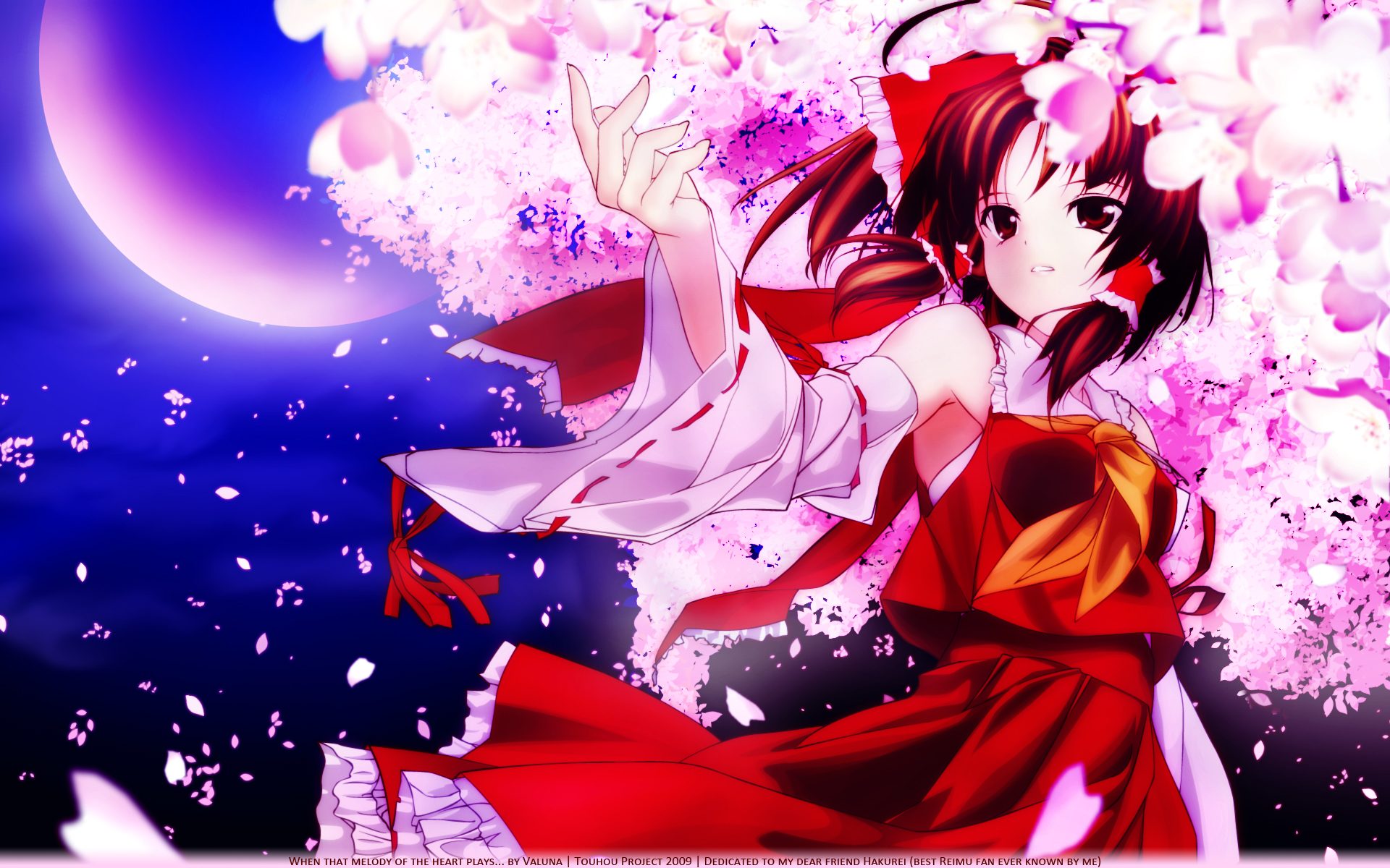 Anime Girls Anime 2009 Year Cherry Blossom Redhead 1920x1200