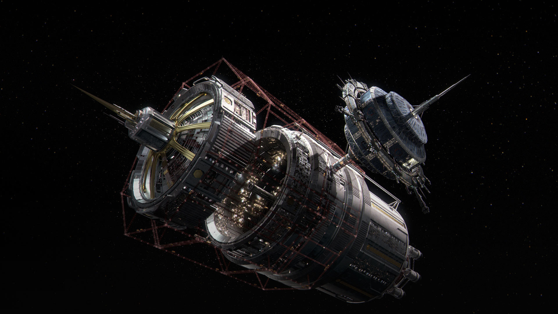 Space The Expanse Tycho Station 1920x1080