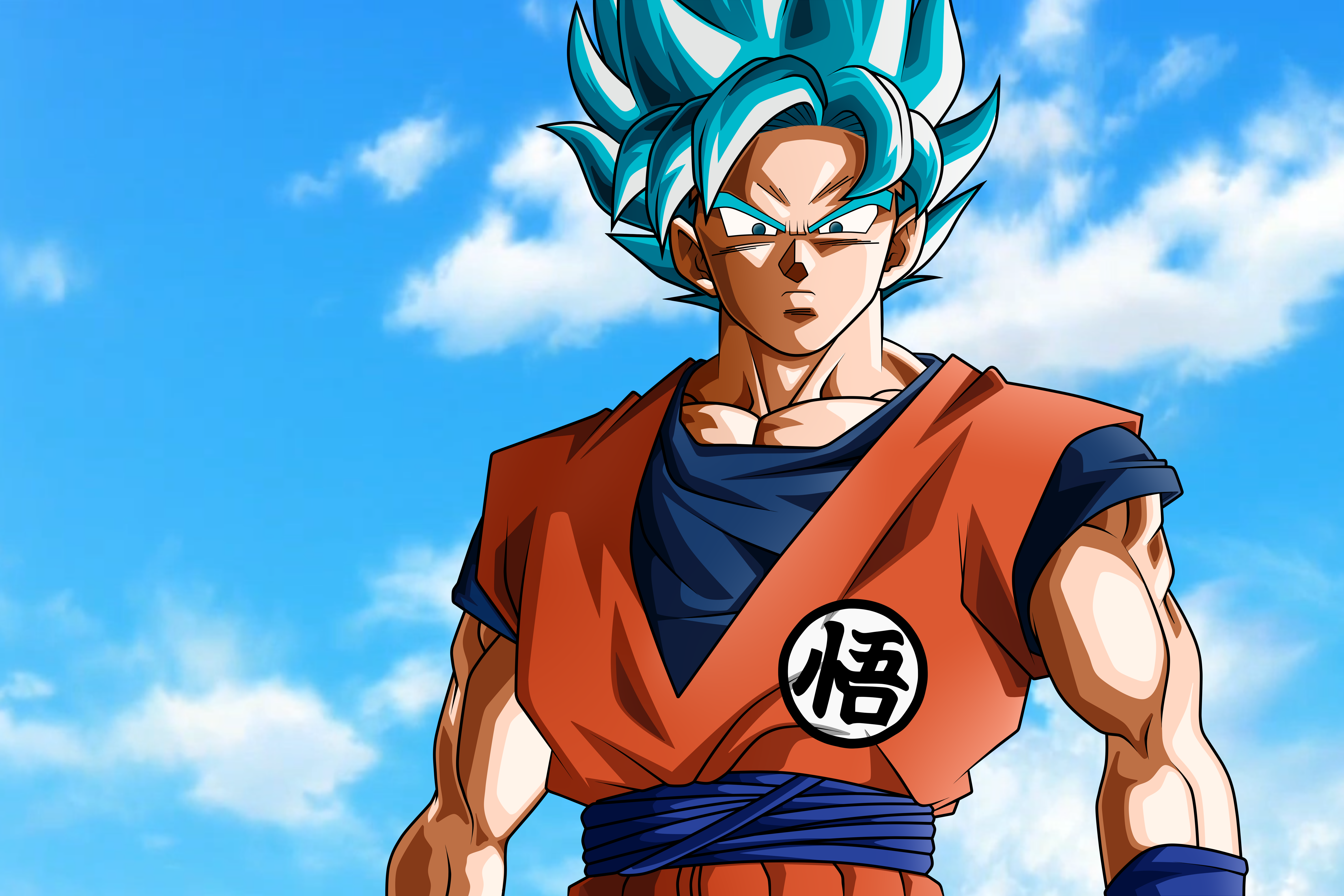 Goku SSGSS Goku Dragon Ball Super 6000x4000