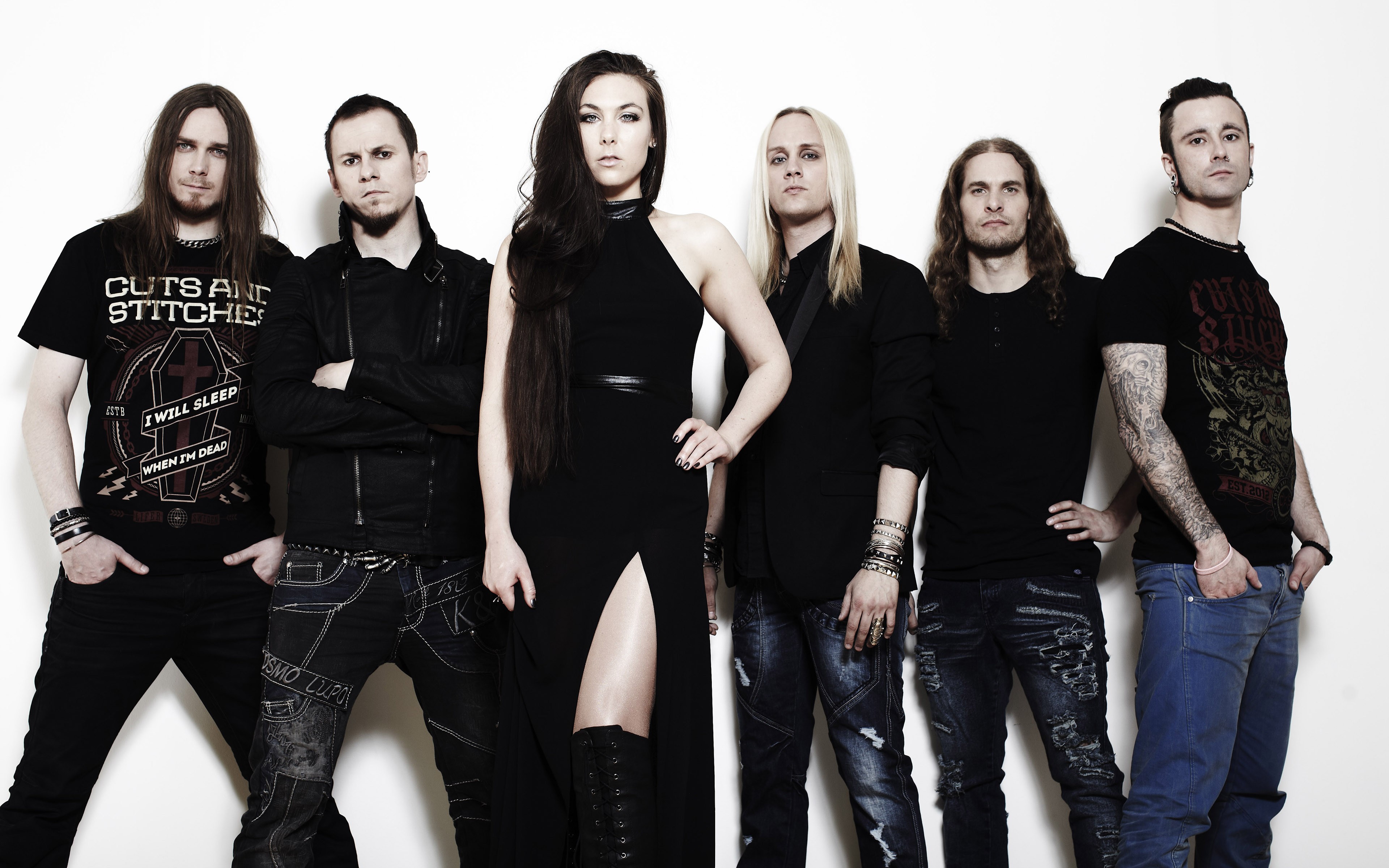 Elize Ryd Singer Band Amaranthe Metal Music Metal Band Swedish 3840x2400