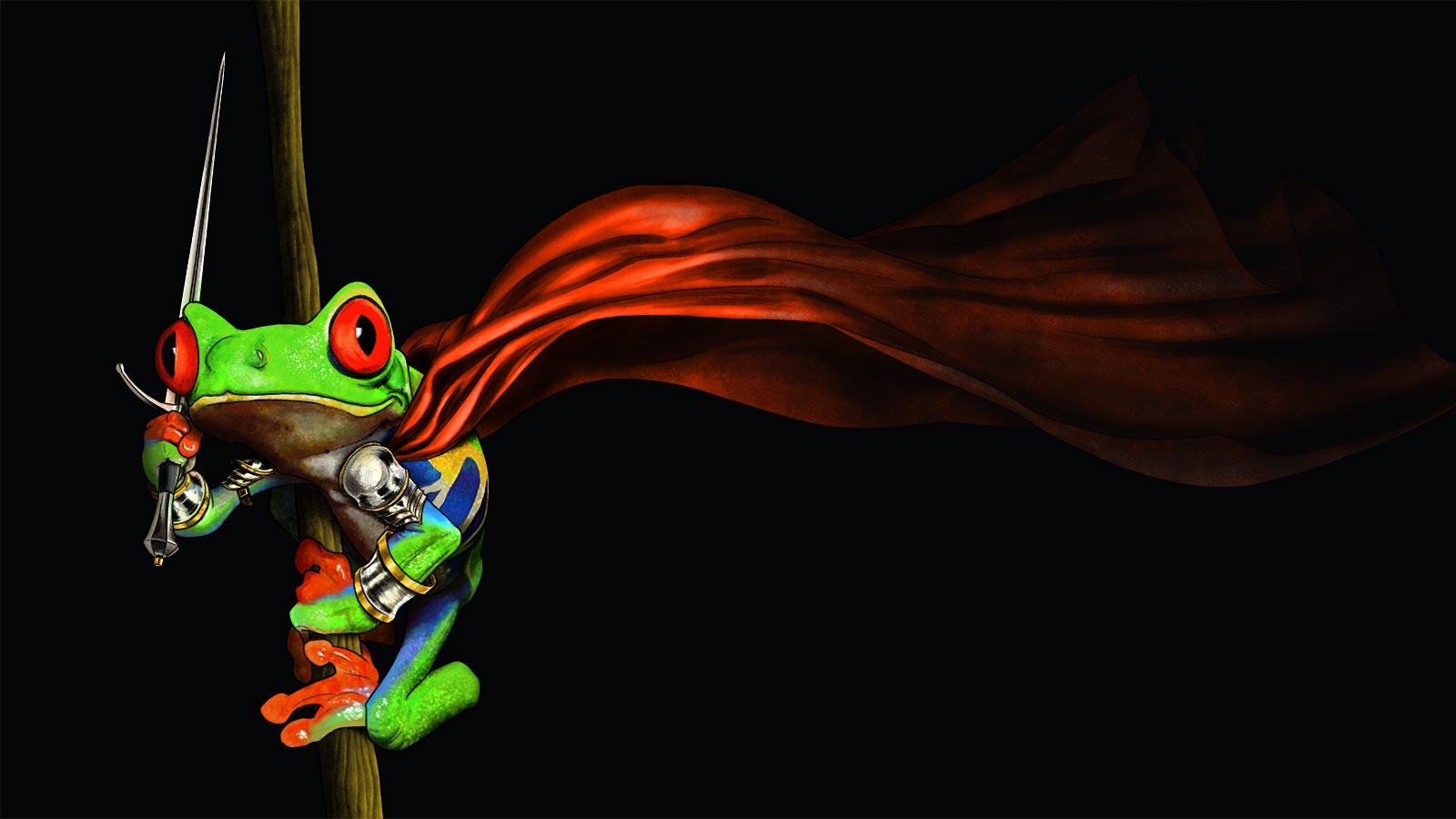 Red Eyed Tree Frogs 1600x900