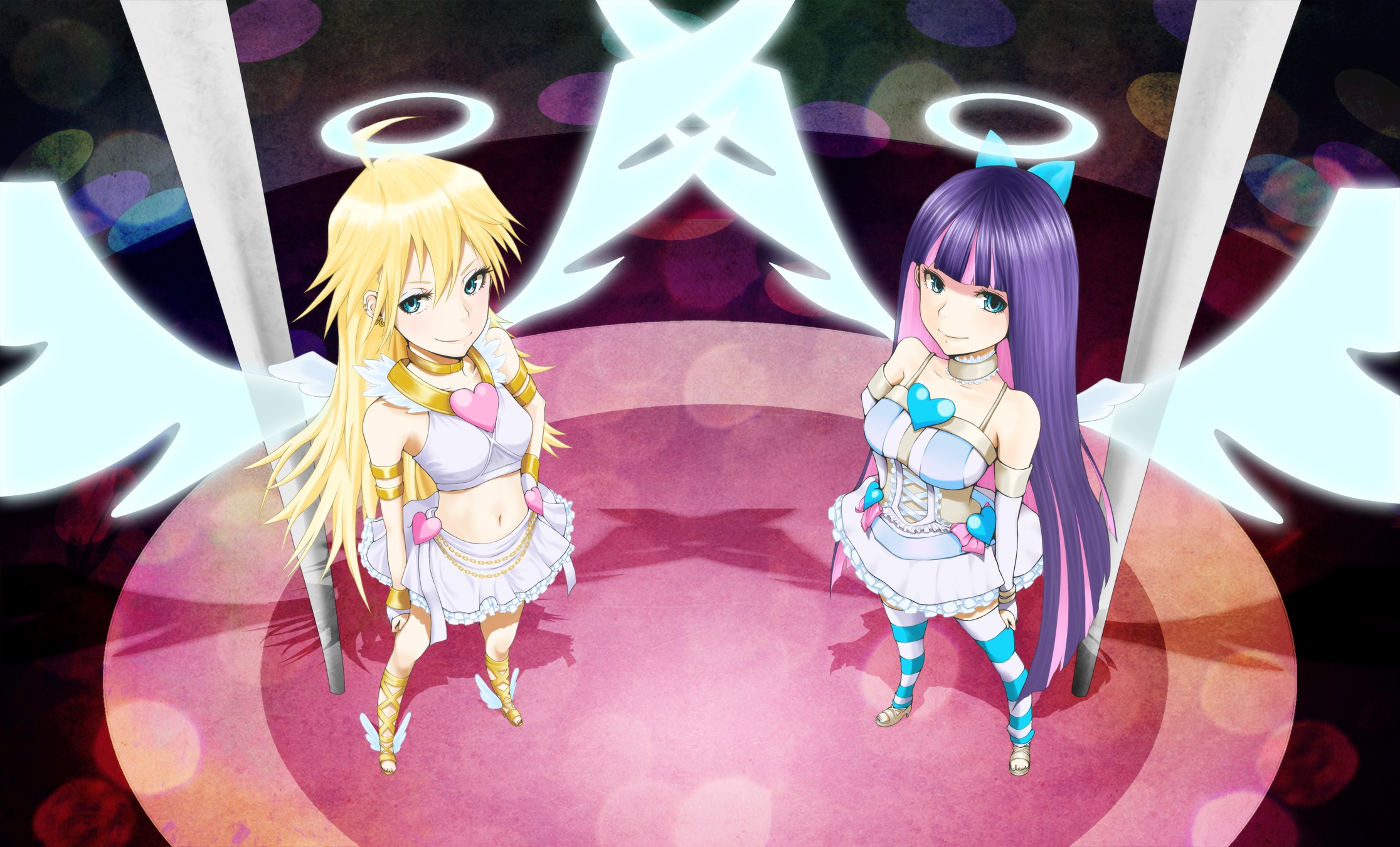 Anime Angel Anarchy Stocking Anarchy Panty Panty And Stocking With Garterbelt 2232x1351