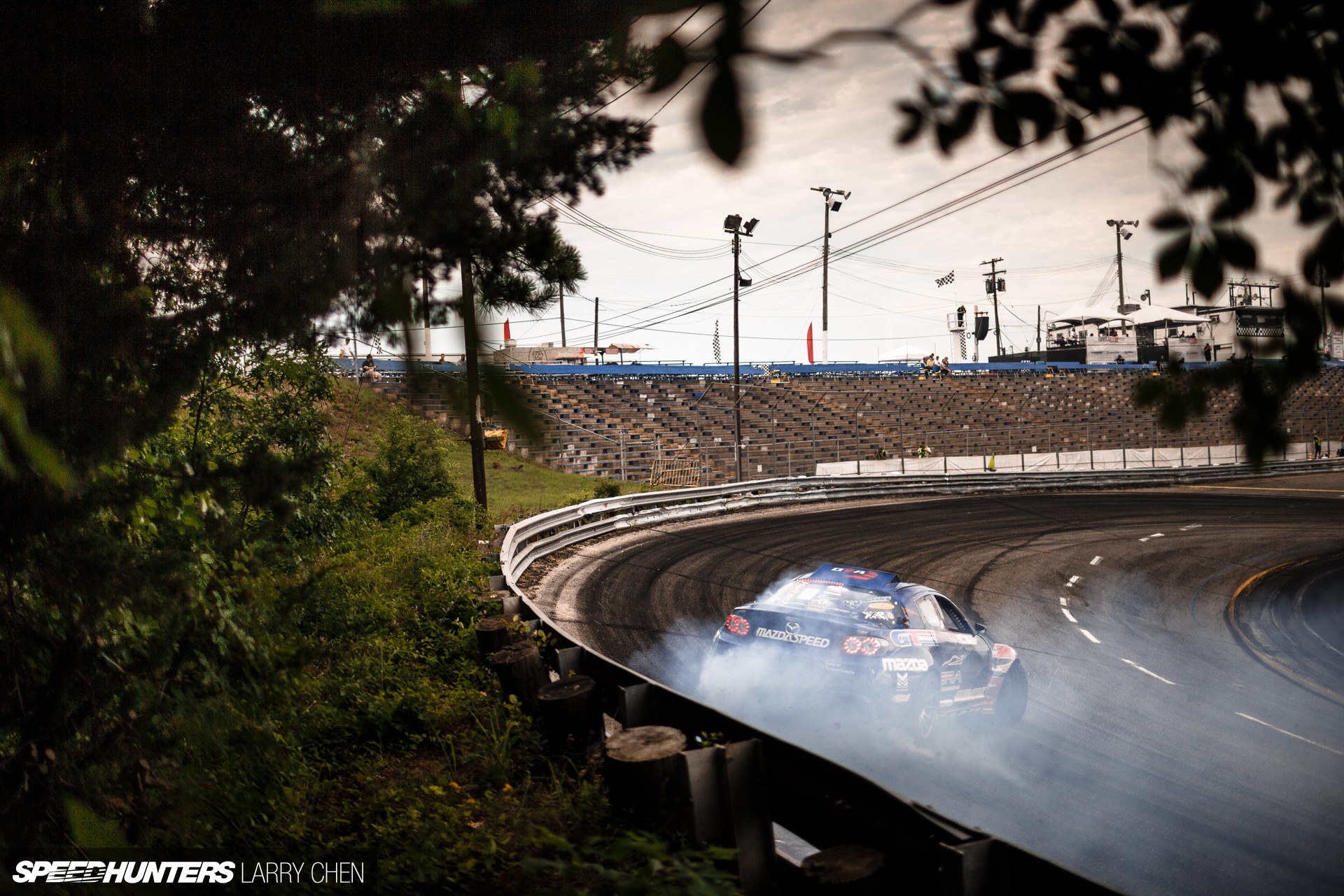 Drift Smoke Car Mazda Mazda RX 8 Drifting Race Tracks Speedhunters 1920x1280