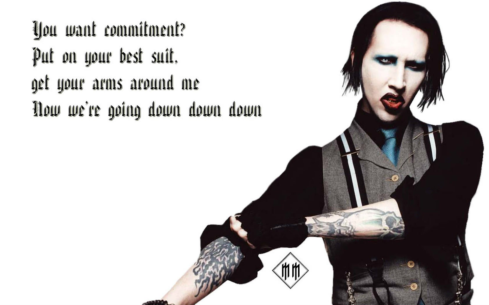 Marilyn Manson Industrial Metal Heavy Metal 1680x1050