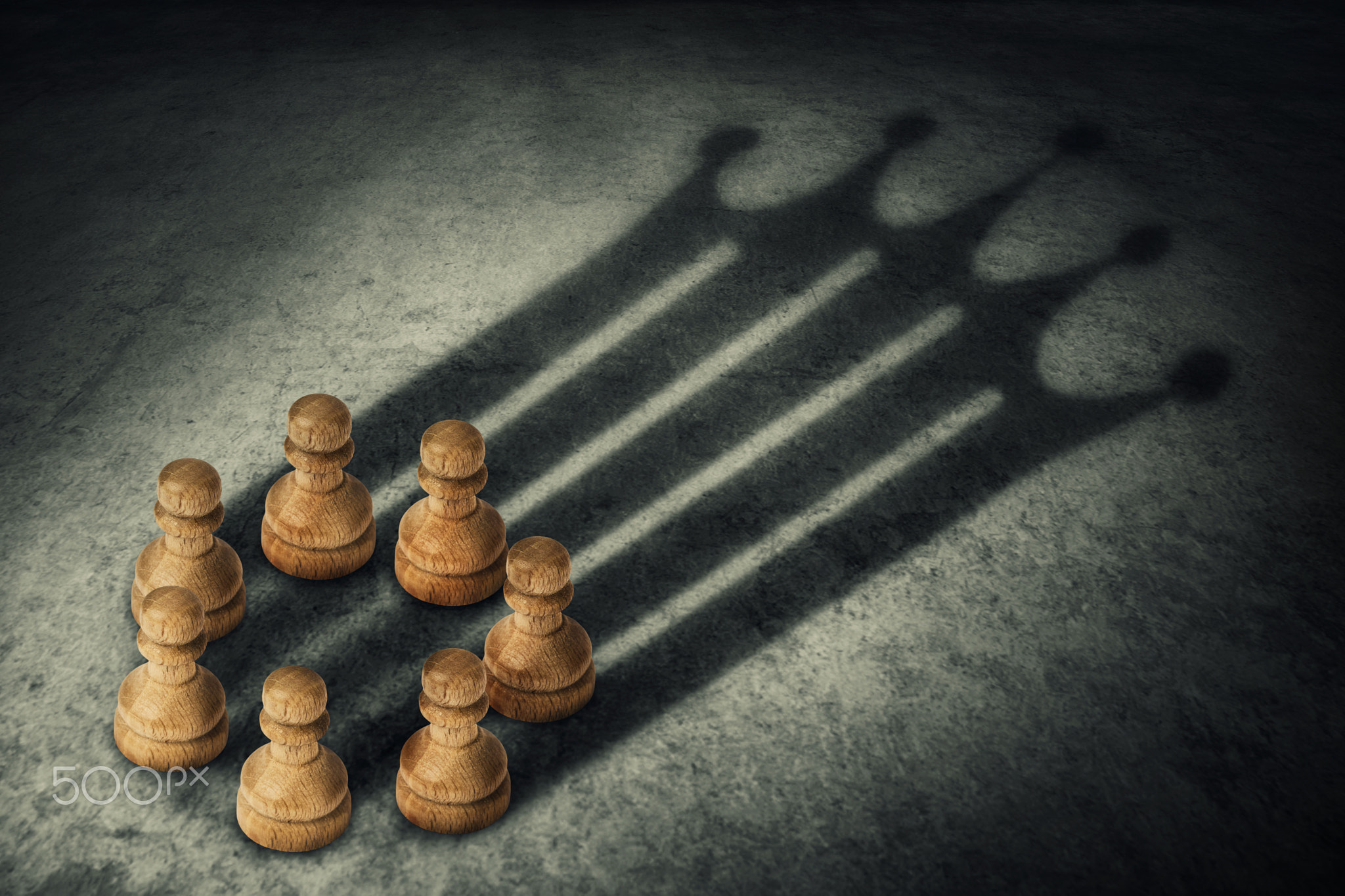 Chess Shadow Pawns 500px 2048x1365