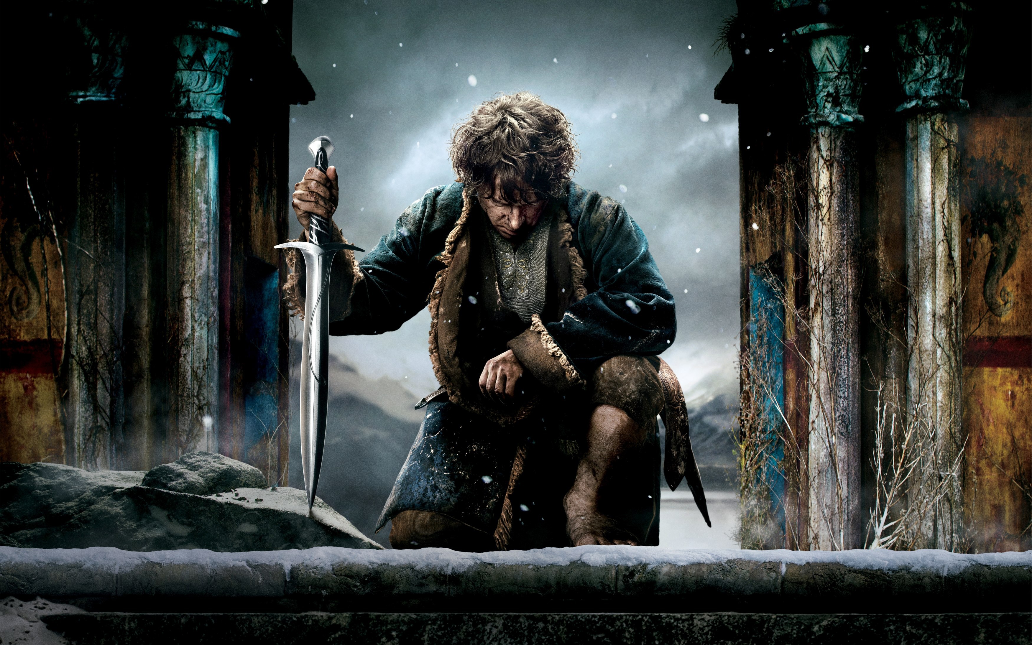 The Hobbit Sword Bilbo Baggins Sting Martin Freeman 3500x2188