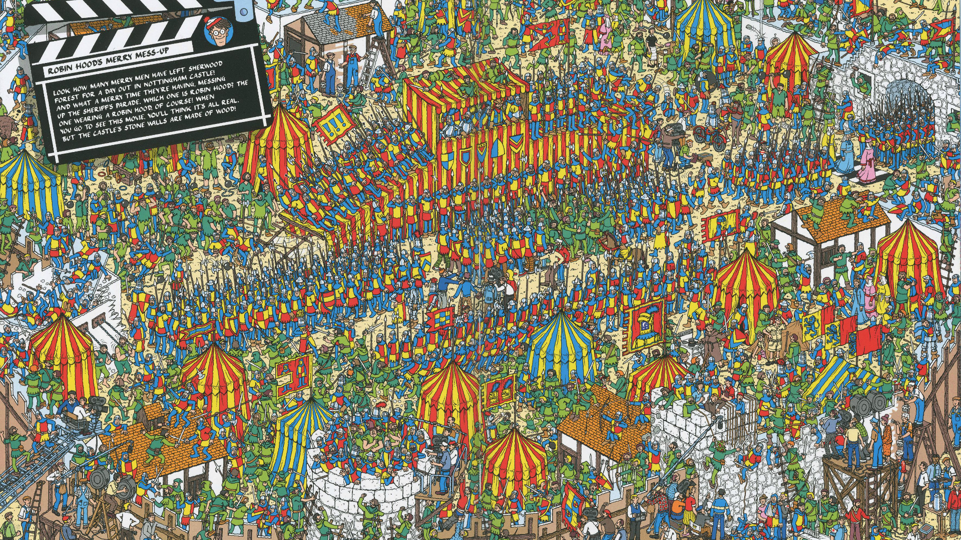 Waldo Puzzles Cartoon 1920x1080