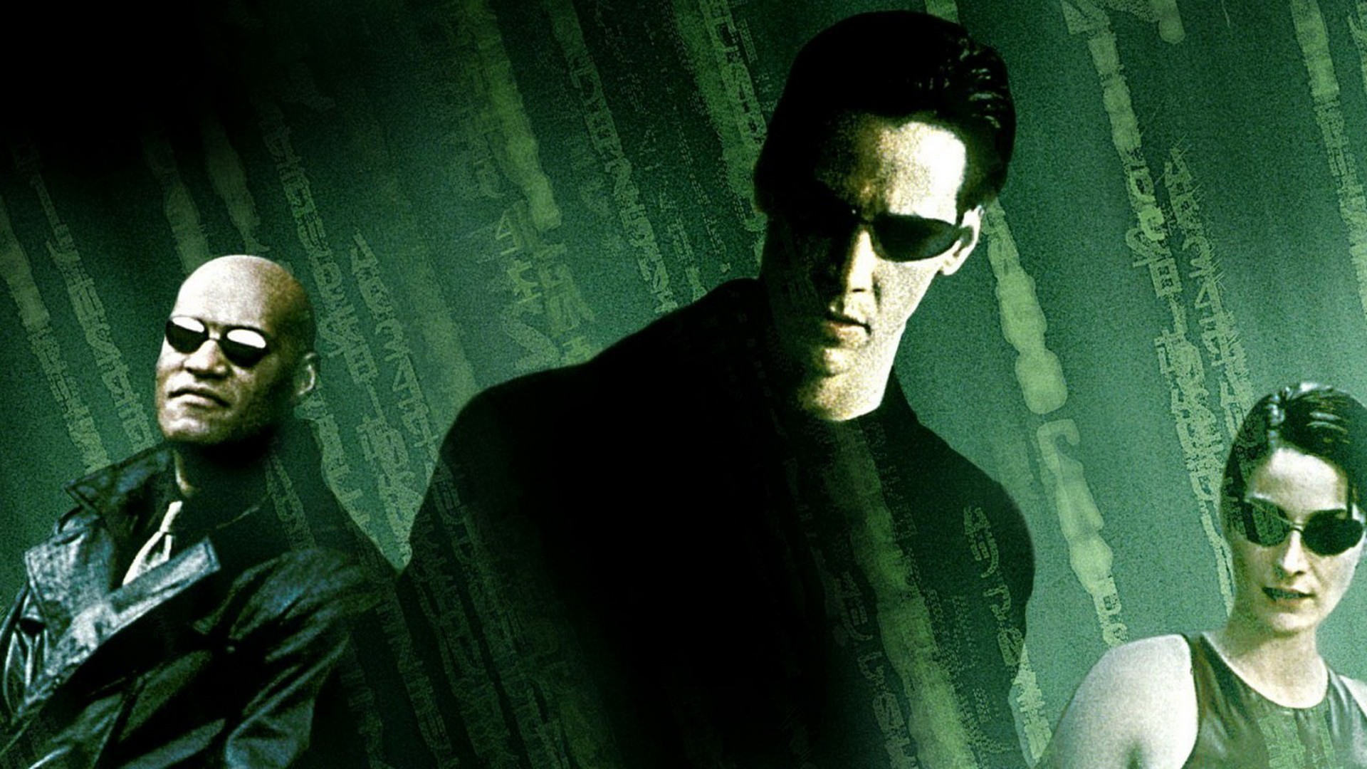 The Matrix Movies Neo Keanu Reeves Morpheus Carrie Anne Moss Trinity Movies Laurence Fishburne 1999  1920x1080