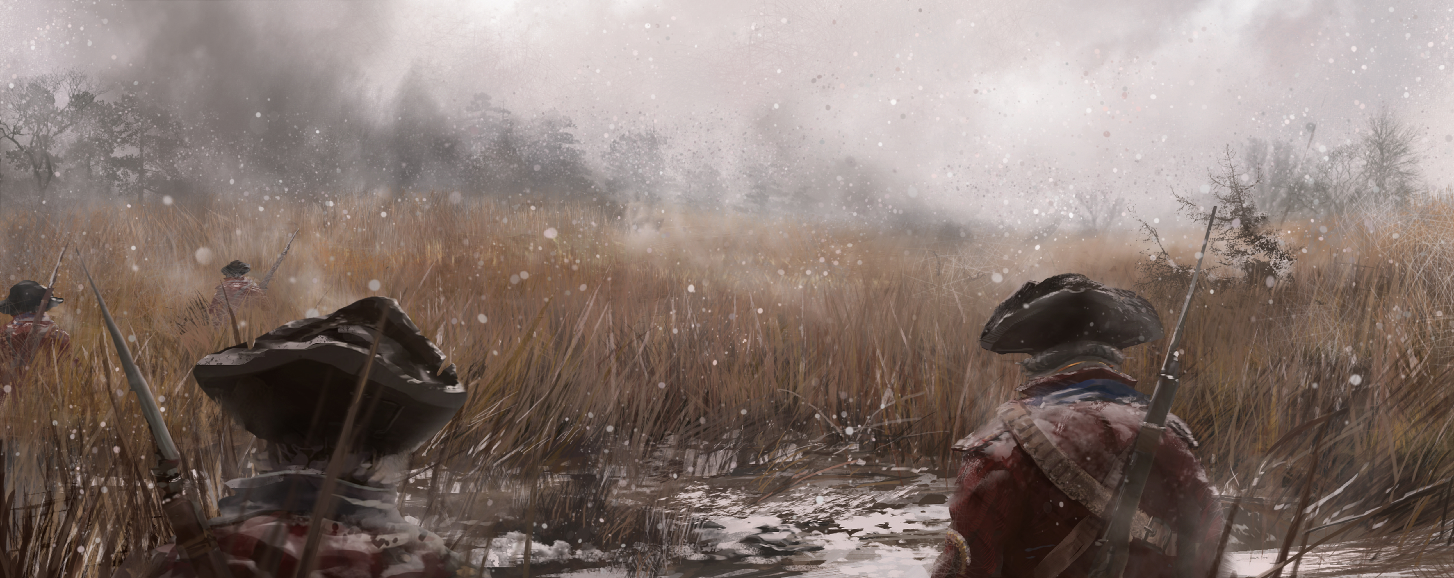 Assassins Creed Iii Soldier 5000x1989