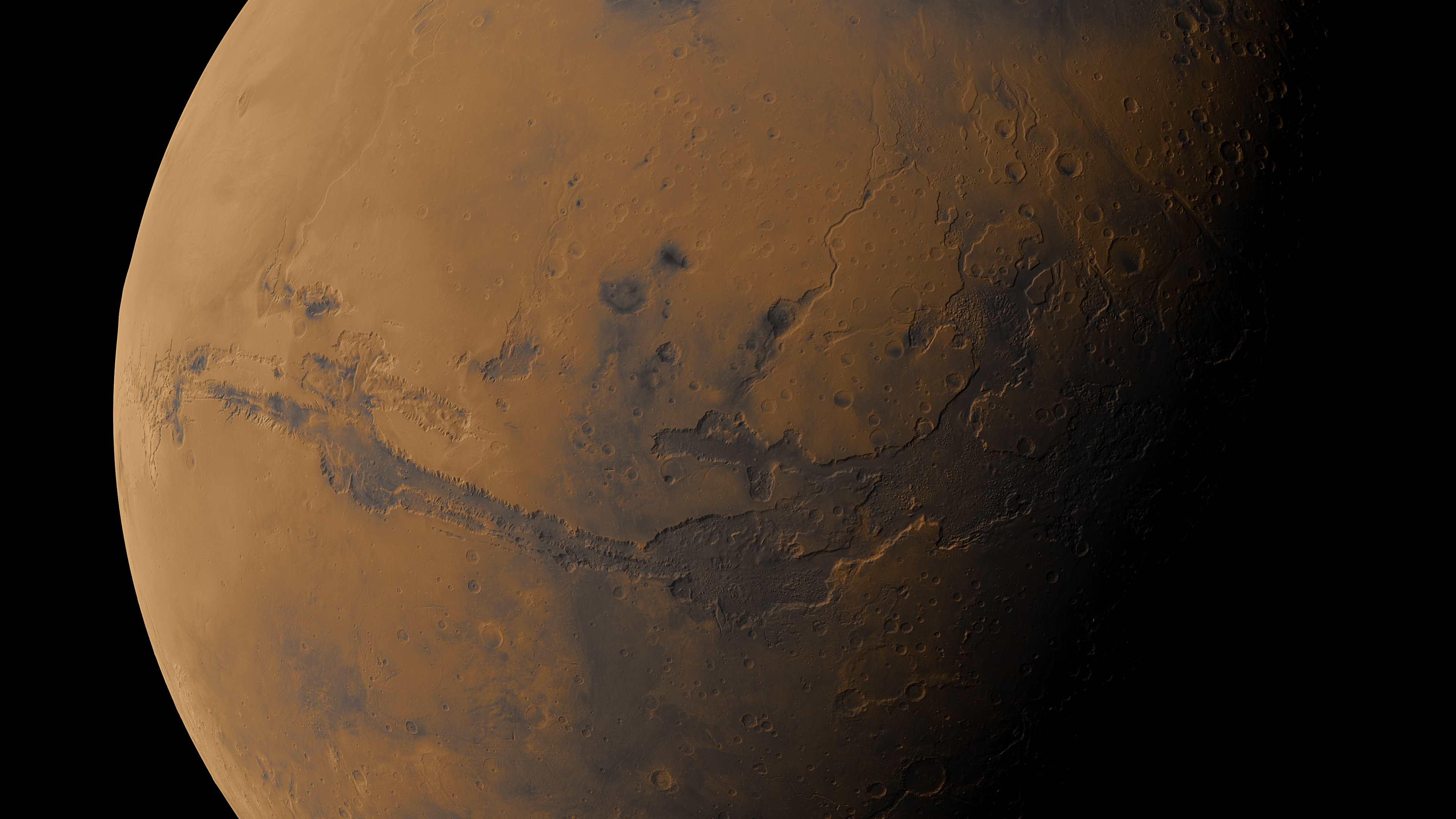 Mars Planet Satellite Photo Satellite Imagery 3840x2160