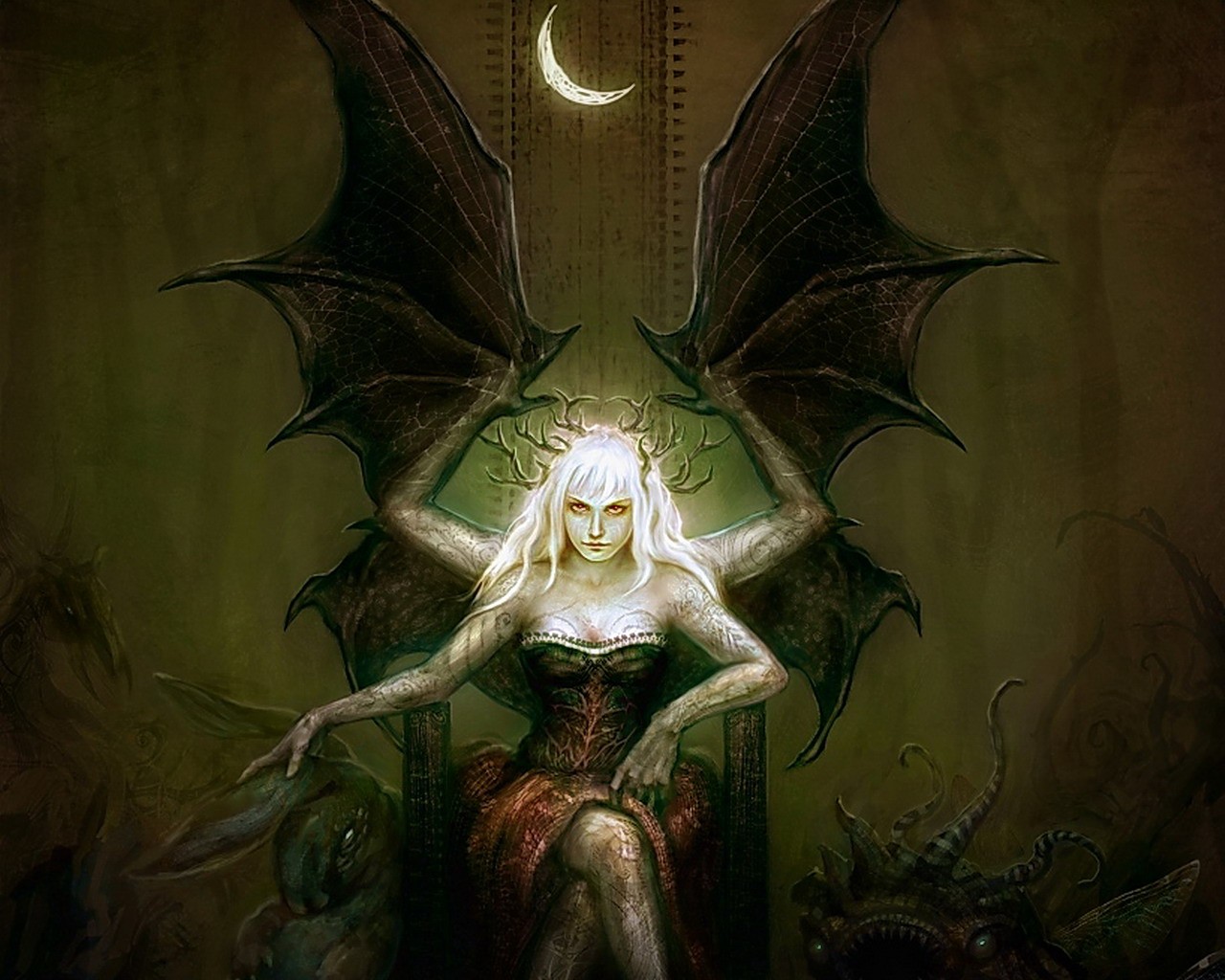 Fantasy Art Fantasy Girl Demon Demon Girl 1280x1024