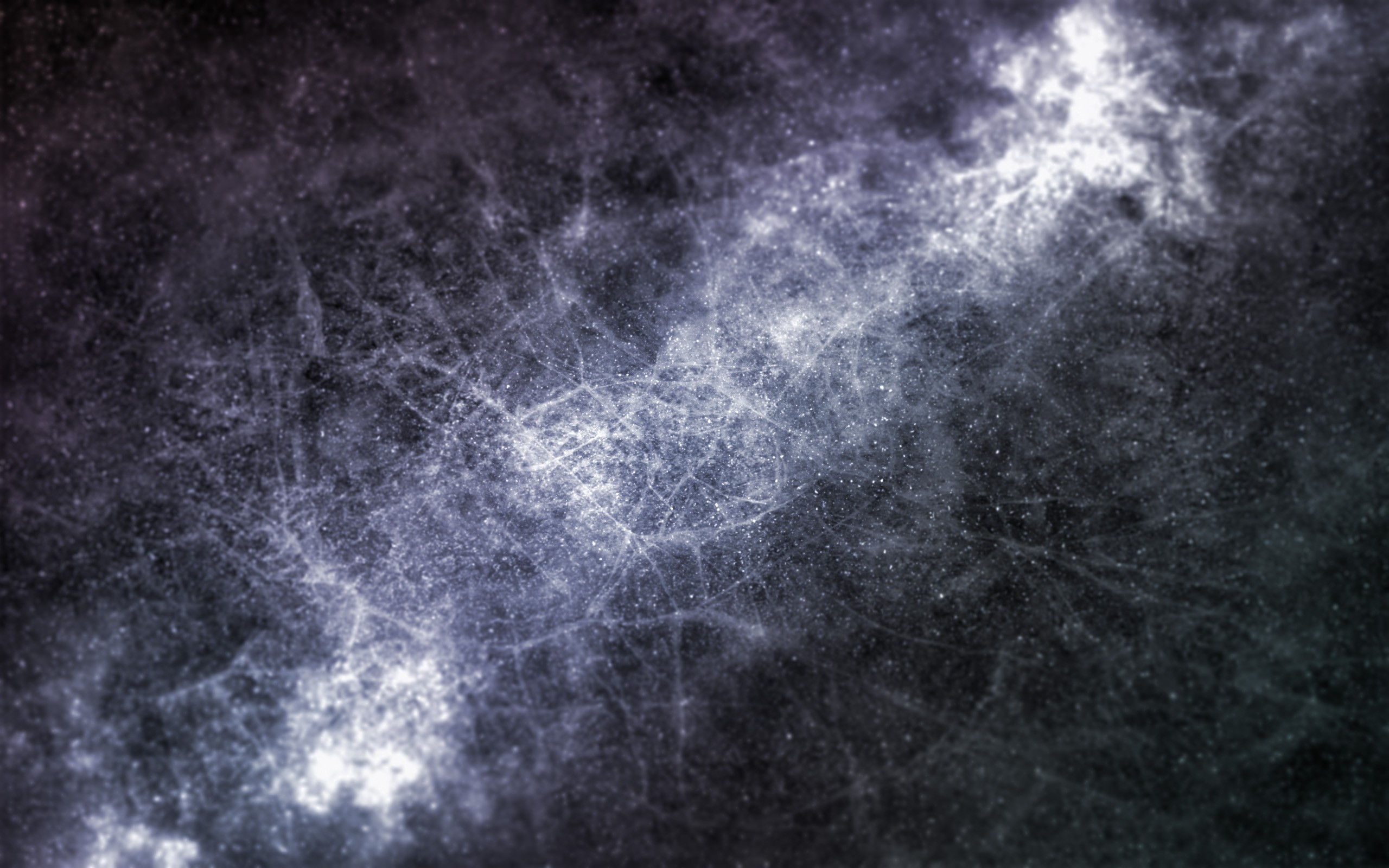 Neurons Space Nebula Stars Milky Way Blurred Abstract 2560x1600