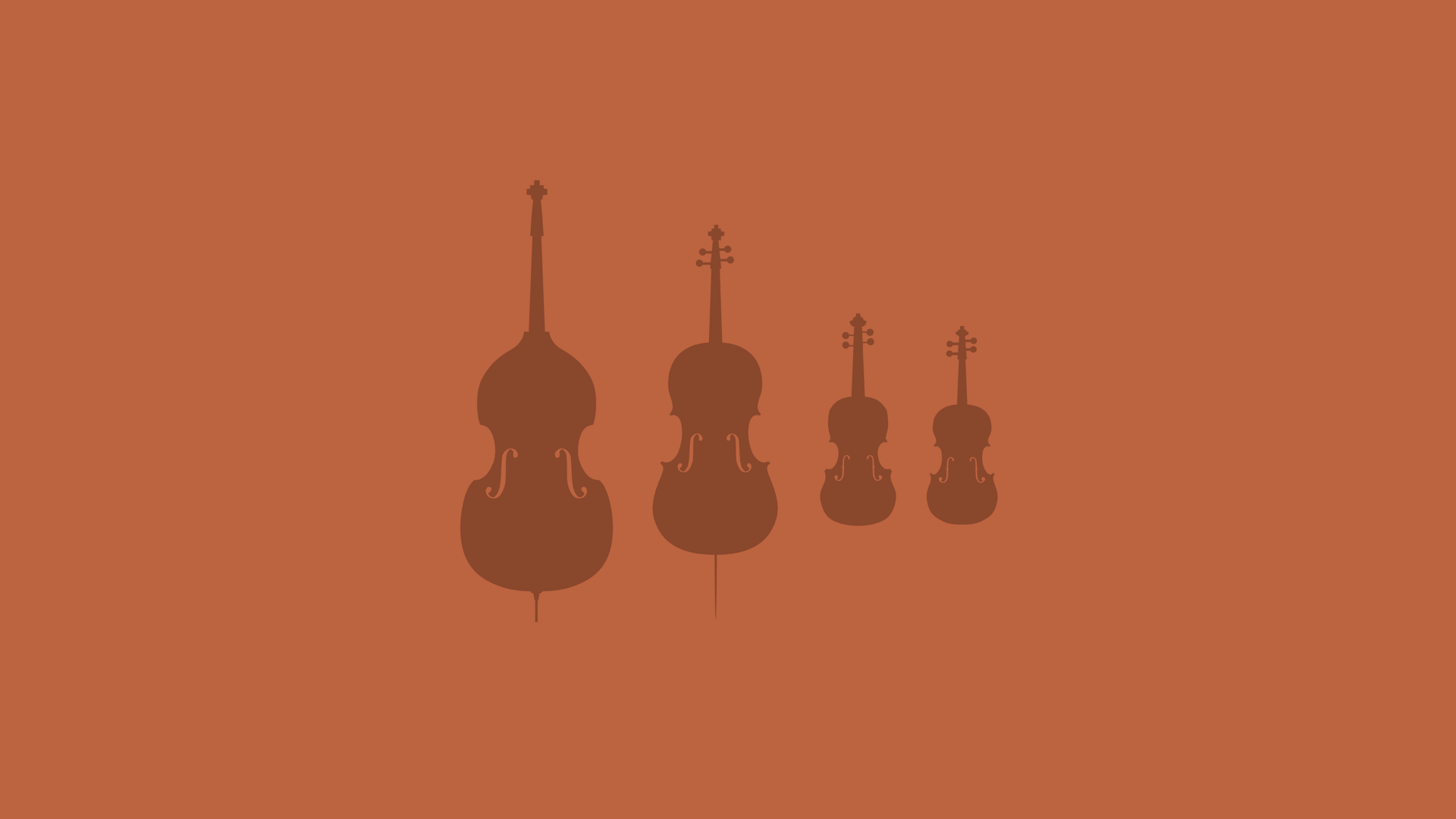 Orchestra Musical Instrument Violin Cello Simple 1920x1080