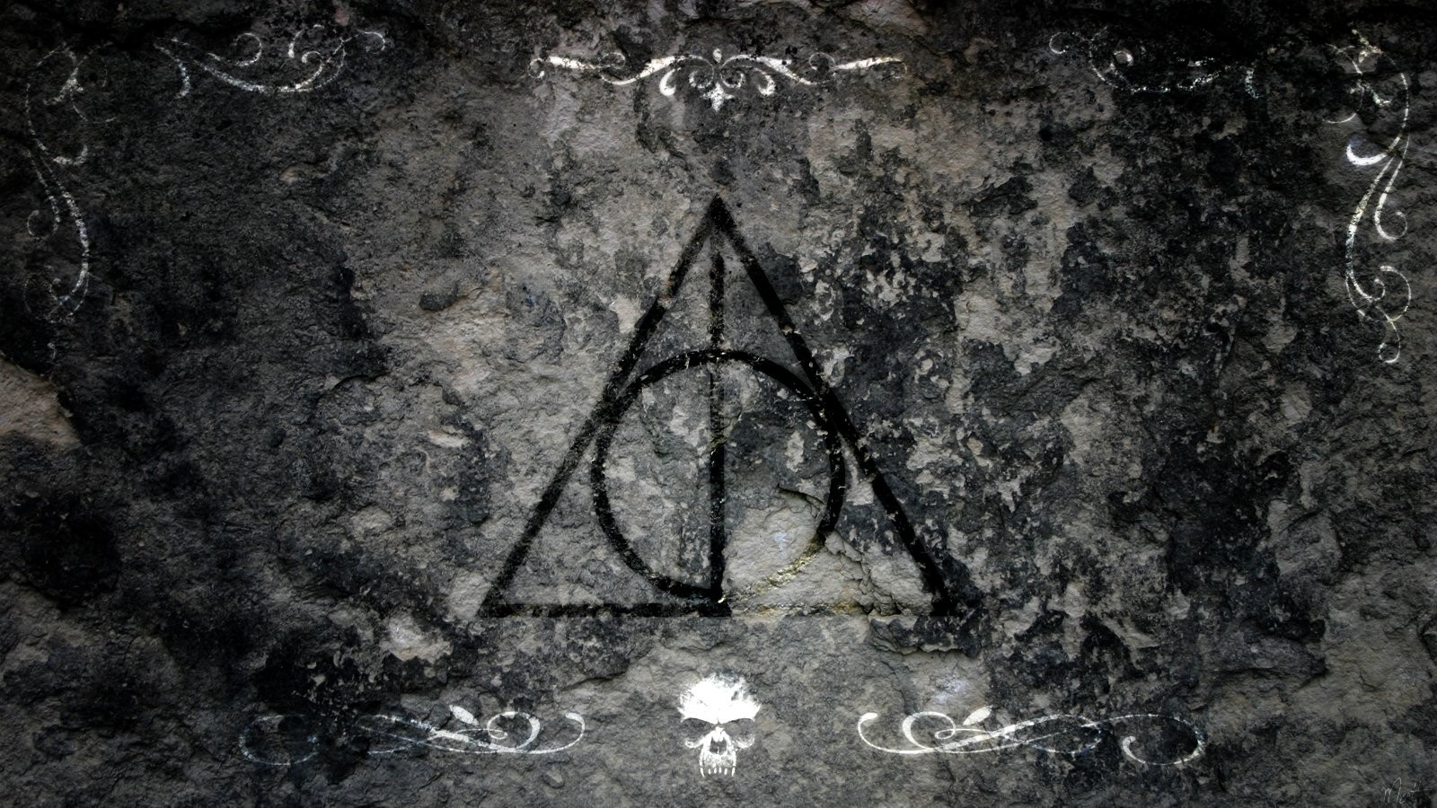 Artwork Movies Symbols Harry Potter And The Deathly Hallows 1600x900