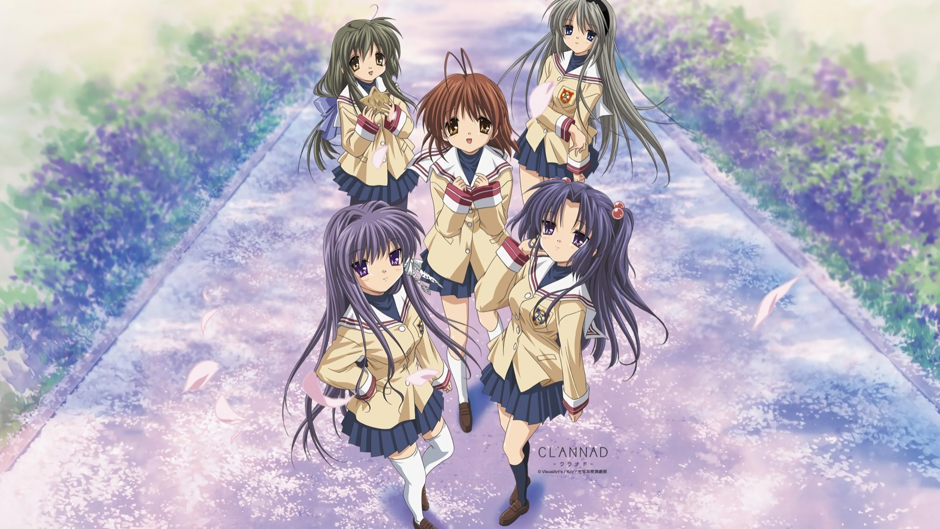 Clannad Furukawa Nagisa Sakagami Tomoyo Fujibayashi Kyou Ichinose Kotomi Ibuki Fuko 1920x1080