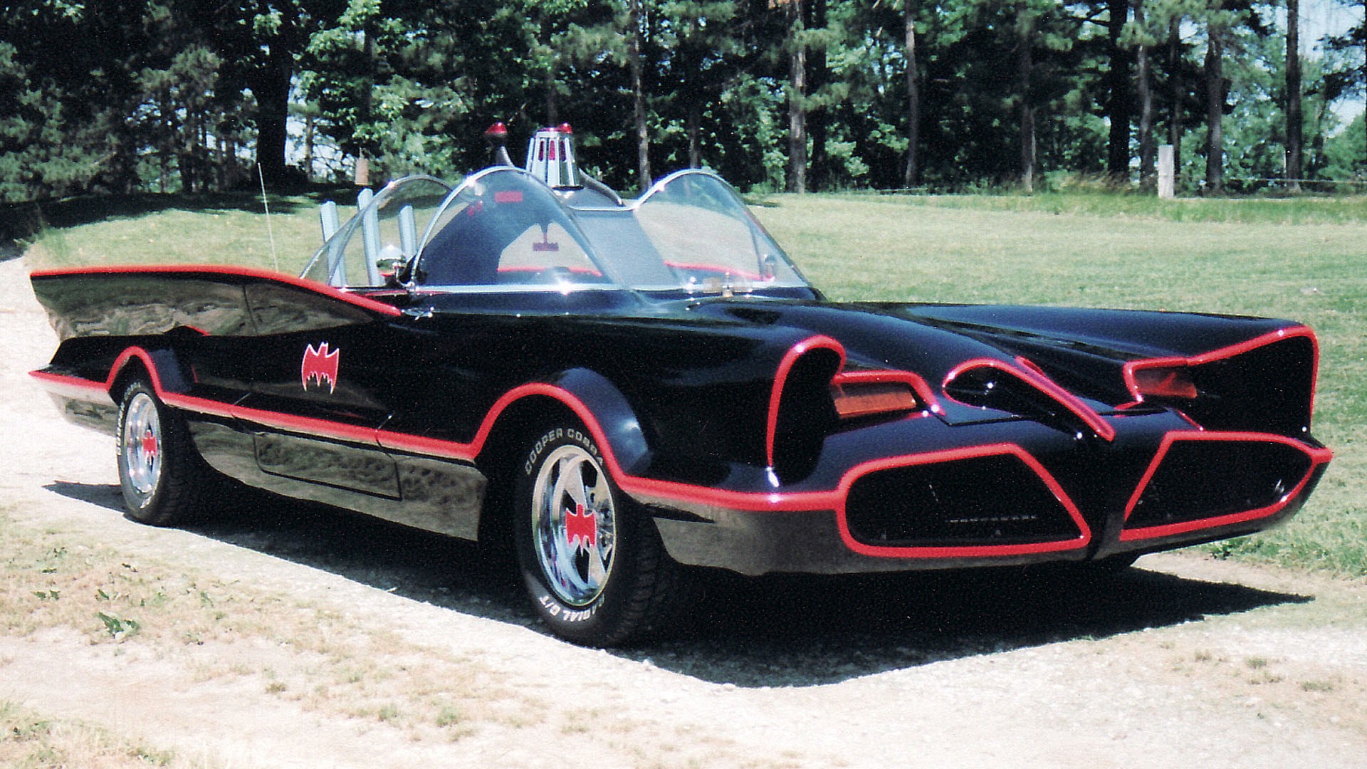 Batmobile Vintage Old Car Batman Logo Batman 1920x1080