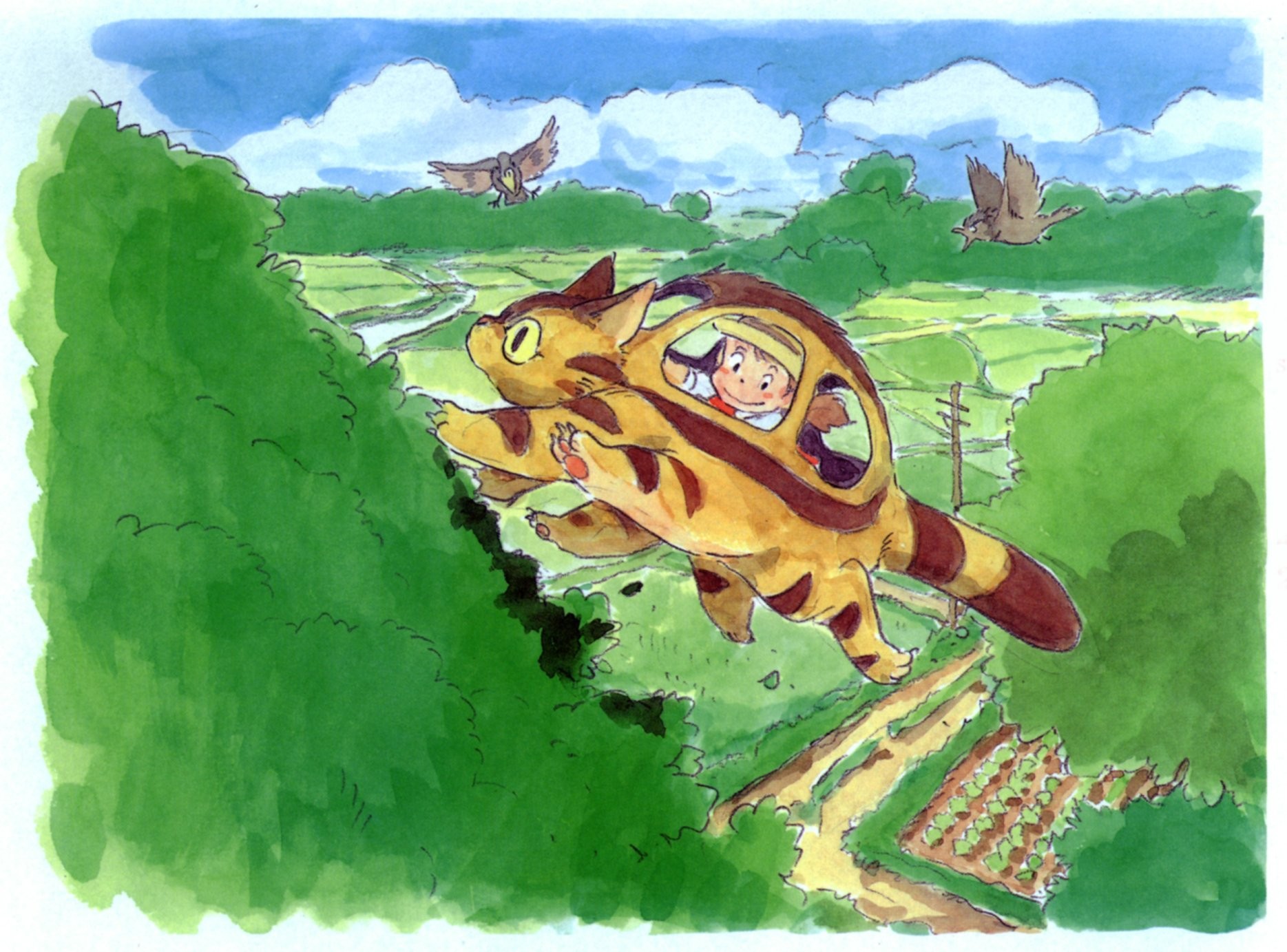 Anime Studio Ghibli My Neighbor Totoro 1869x1383