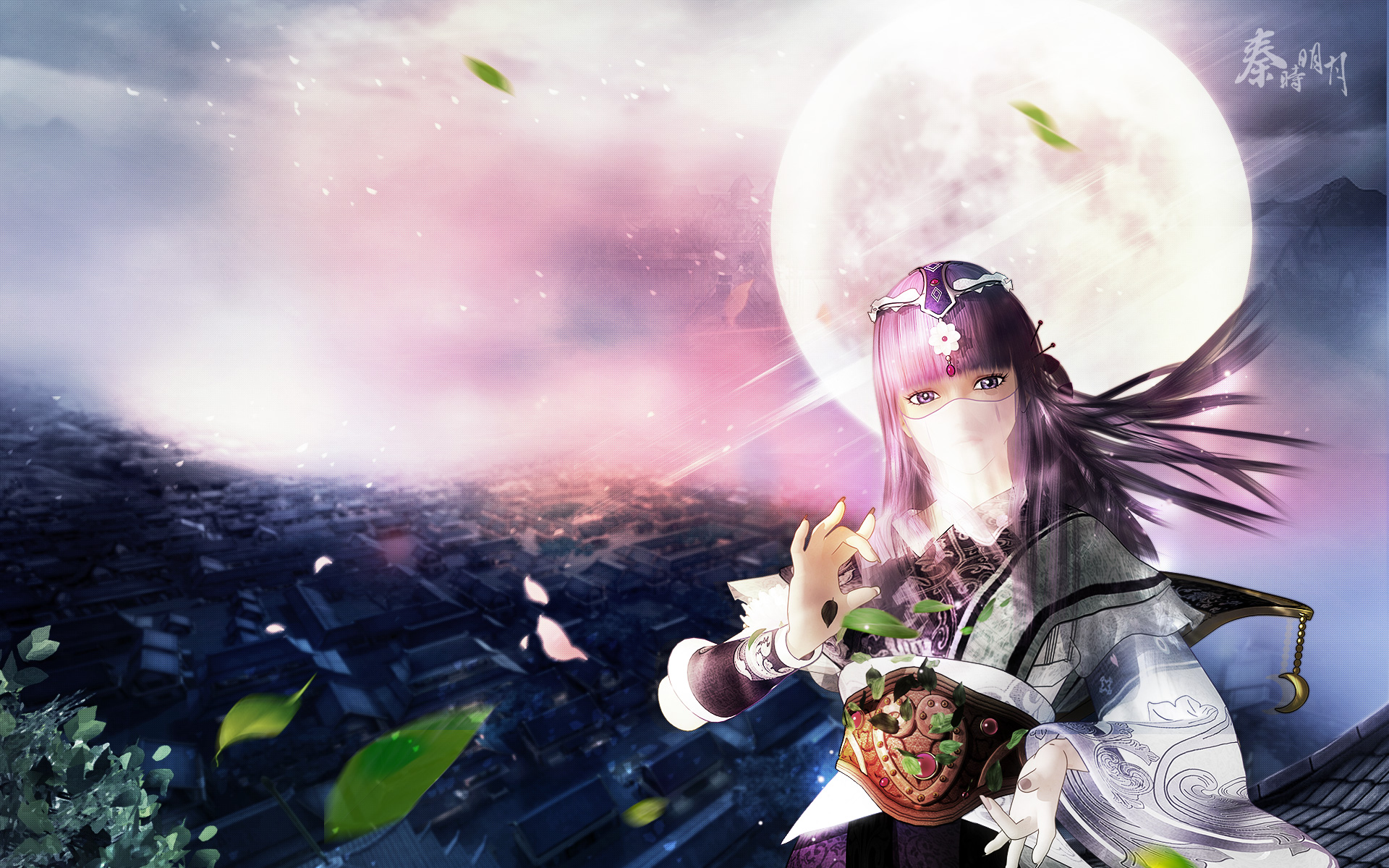 3D Qinshi Anime Girls Chinese Animation 1920x1200