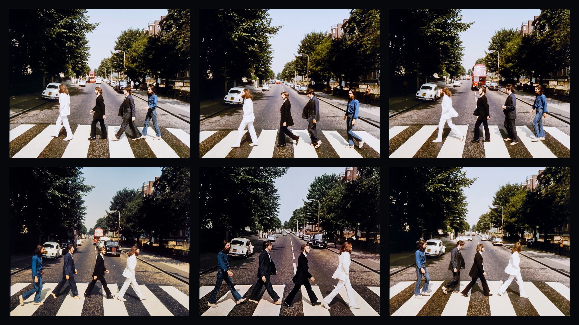 Collage Street Men The Beatles History Abbey Road 1920x1080