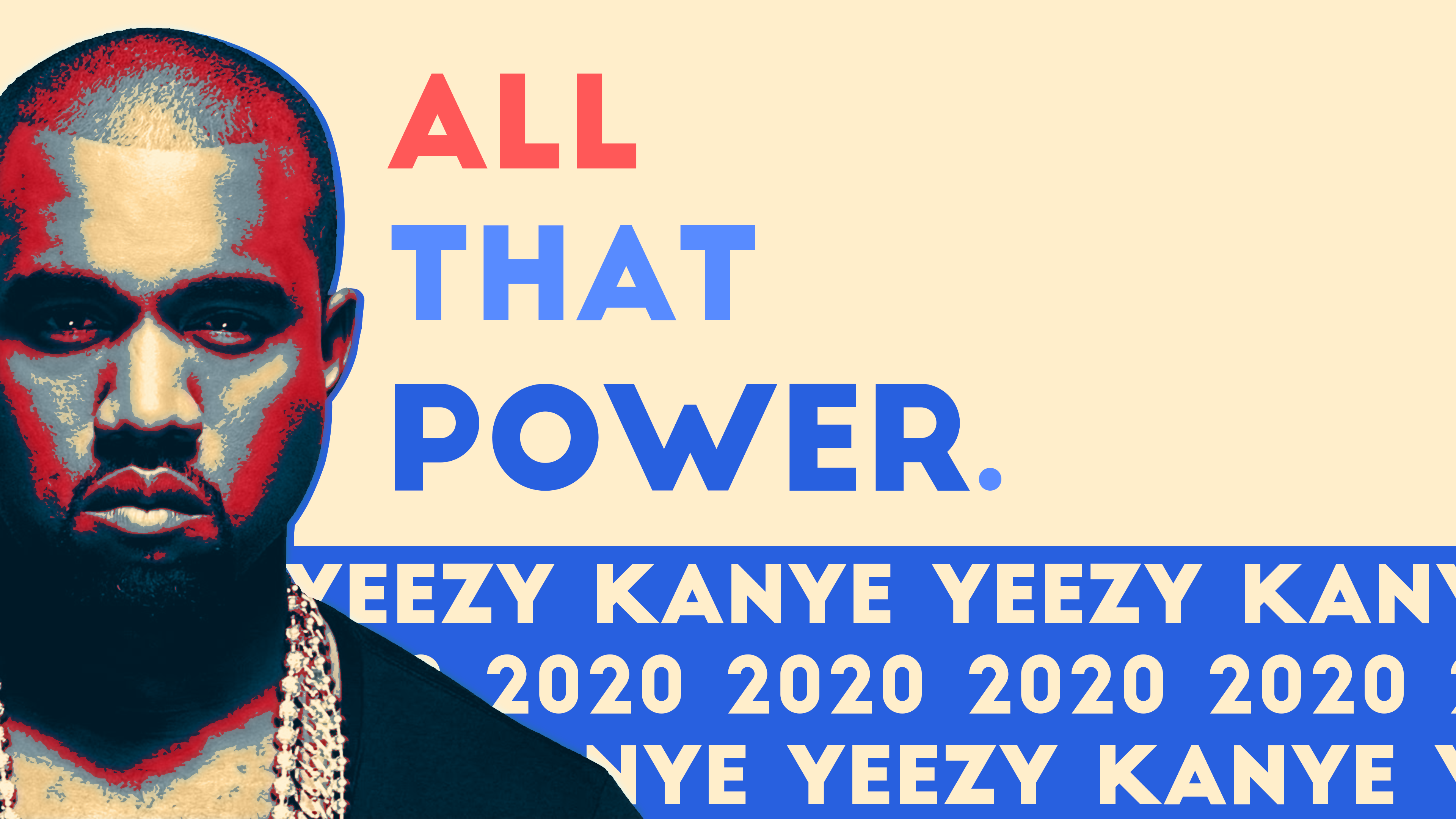 Kanye West Presidents Men Numbers 3840x2160