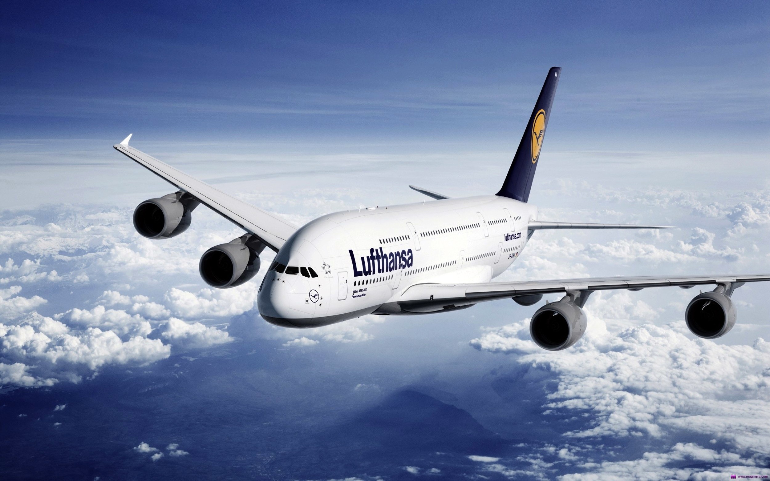 Airbus A 380 861 A380 Airbus Airplane Aircraft Lufthansa 2500x1563