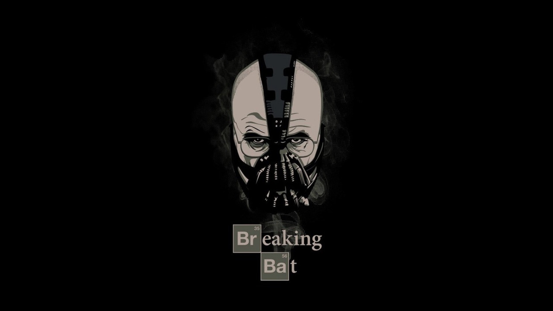 Bane The Dark Knight Movies Crossover Breaking Bad Artwork 1920x1080