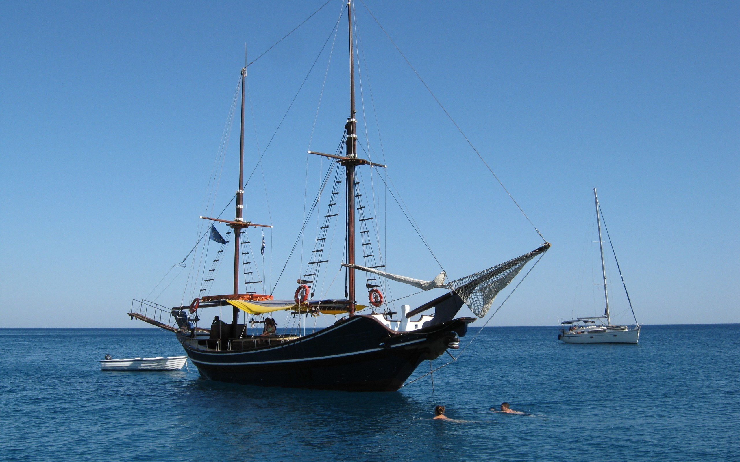 Boat Mediterranean Sea 2560x1600