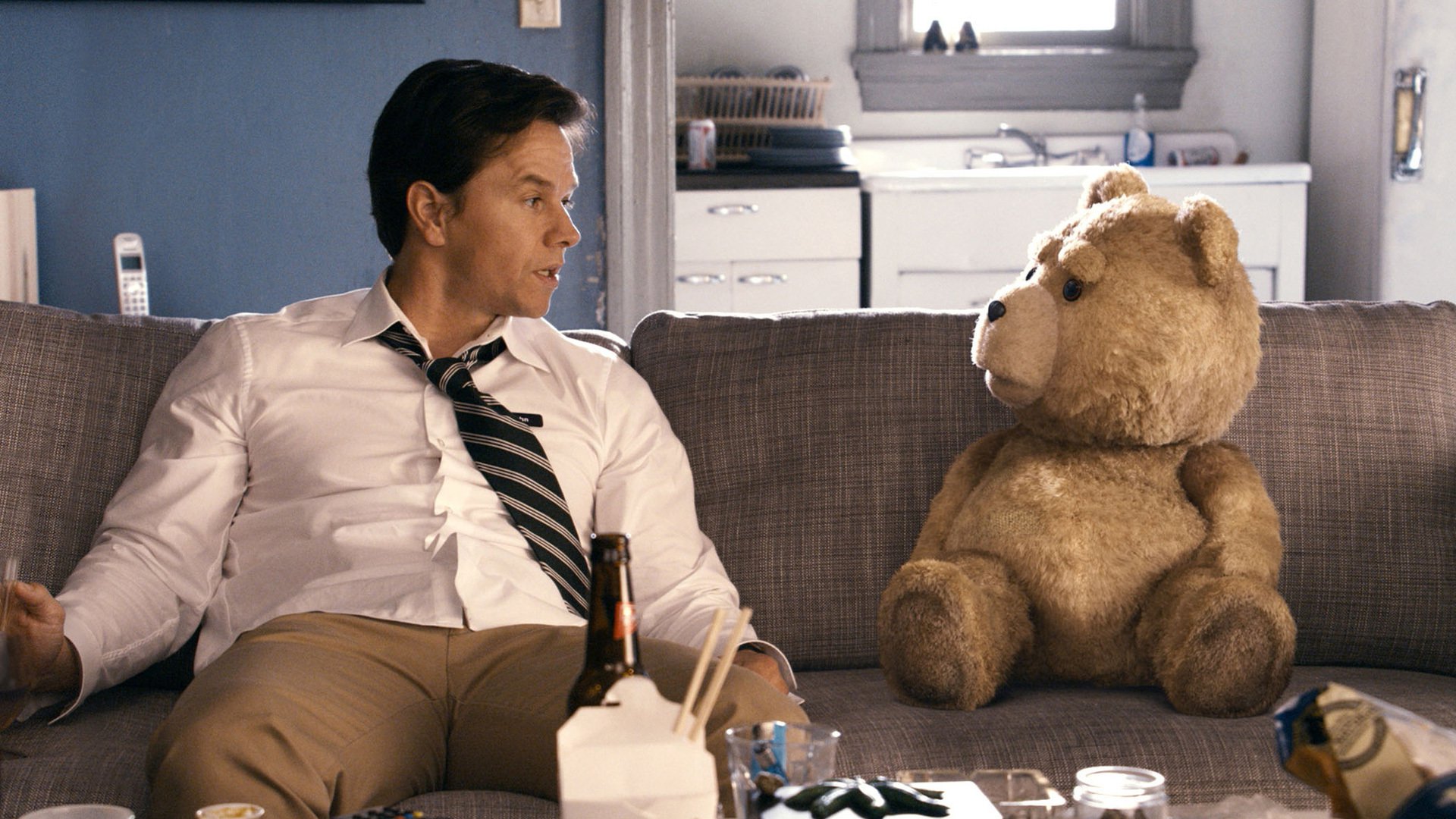 Ted Movie Character Mark Wahlberg 1920x1080