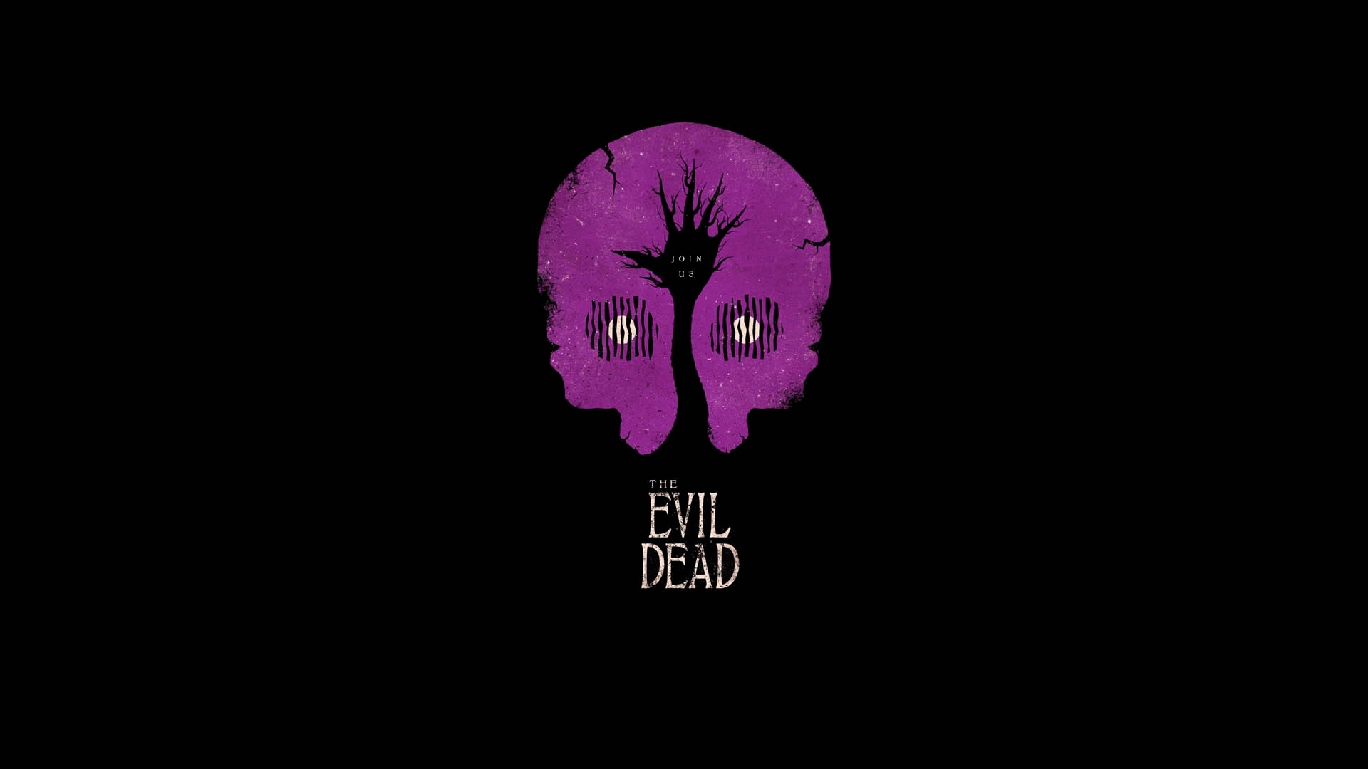 Evil Dead Minimalism Artwork Movies Black Simple 1920x1080