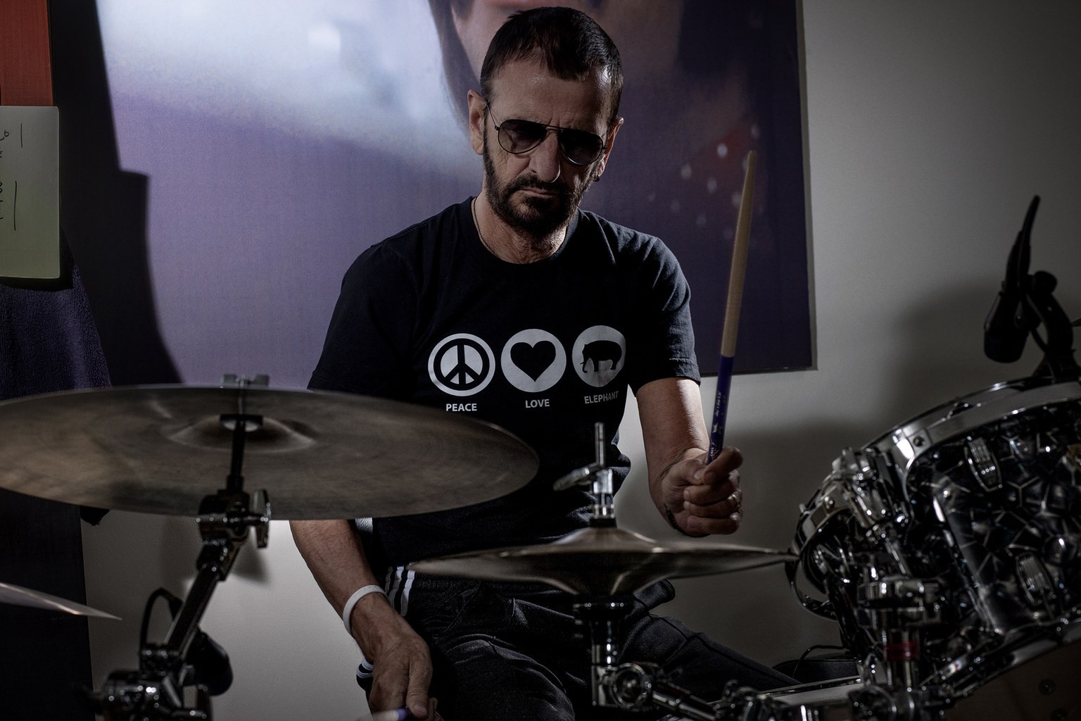 Ringo Starr The Beatles Music Drums Drumstick Drummer 1536x1024