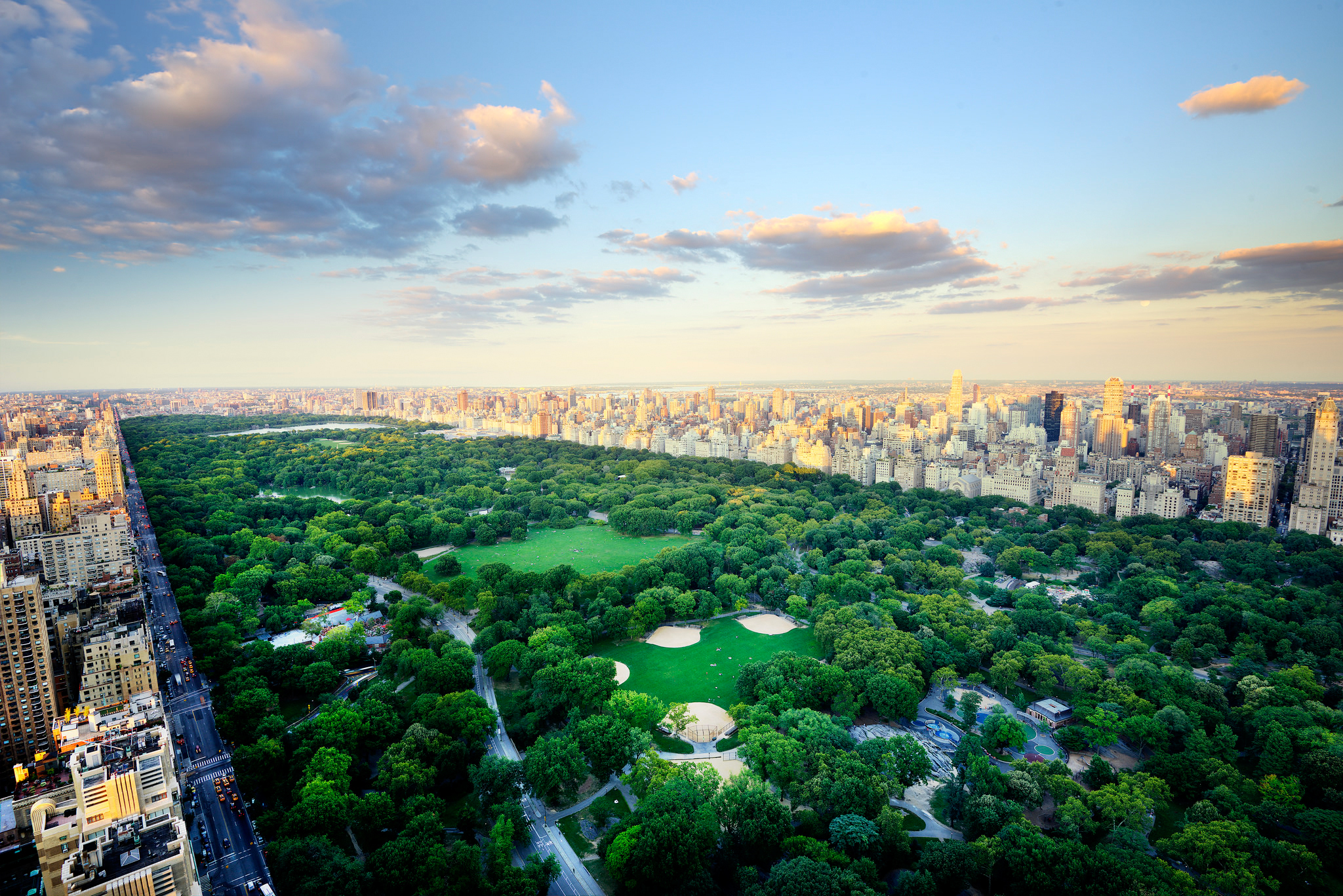 Central Park Park New York Cityscape USA Building Horizon 2048x1367