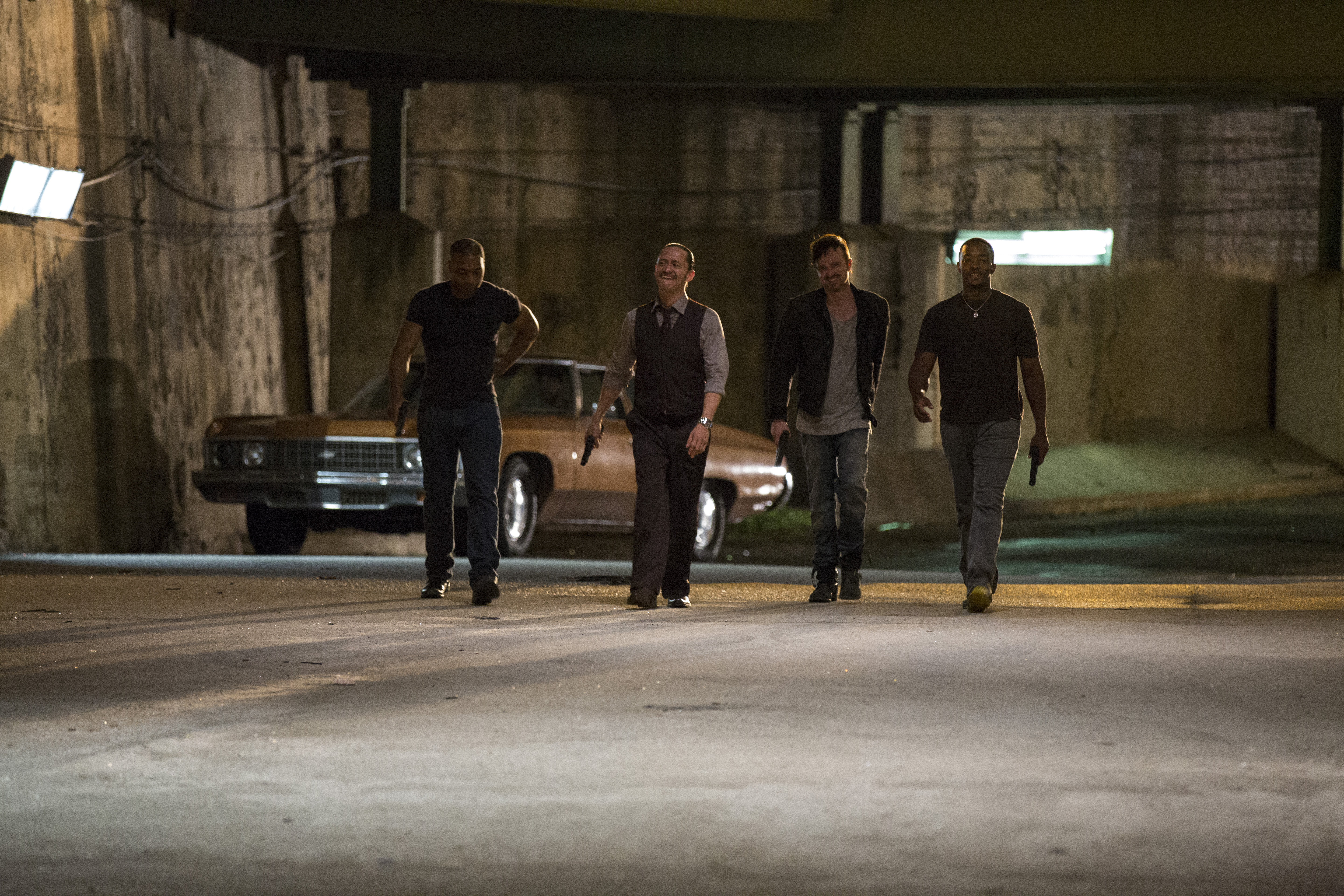 Triple 9 Chiwetel Ejiofor Anthony Mackie Clifton Collins Jr Aaron Paul 5760x3840