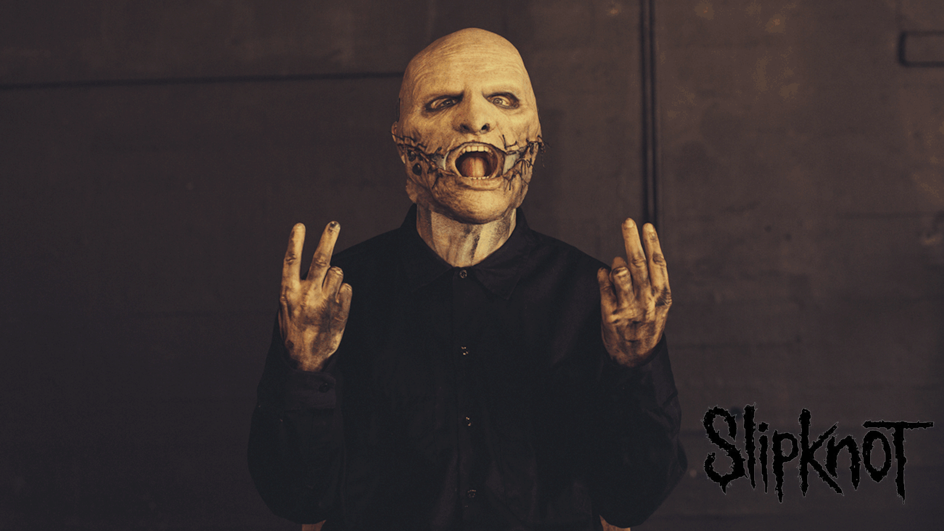 Corey Taylor Slipknot Mask 1920x1080