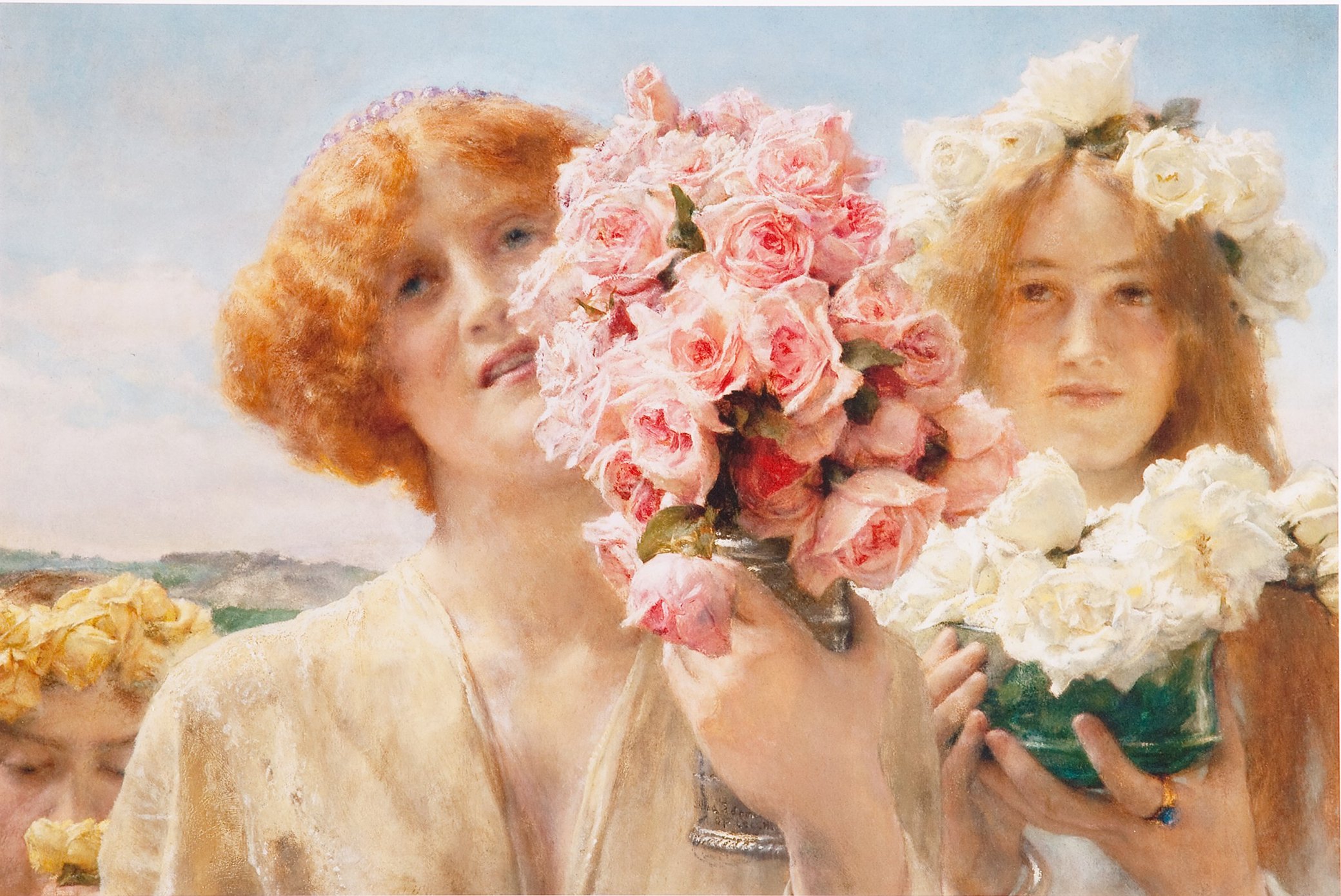 Lawrence Alma Tadema Rose Classic Art Oil Painting 2080x1390