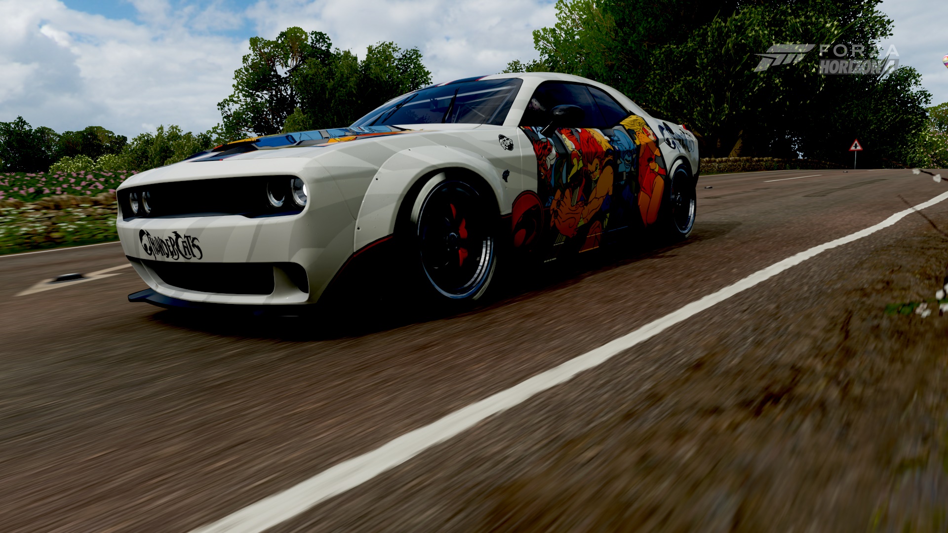 Car Dodge Challenger Video Games Forza Horizon 4 1920x1080