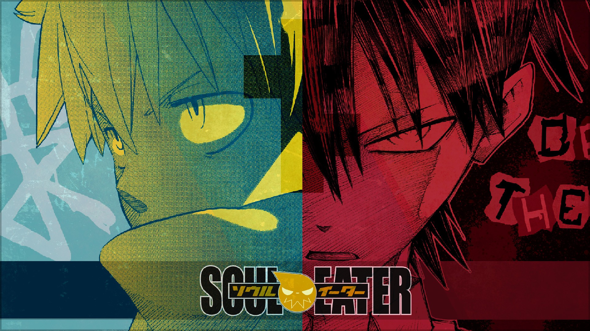 Soul Eater Death The Kid BlackStar Collage Anime Girls 1920x1080