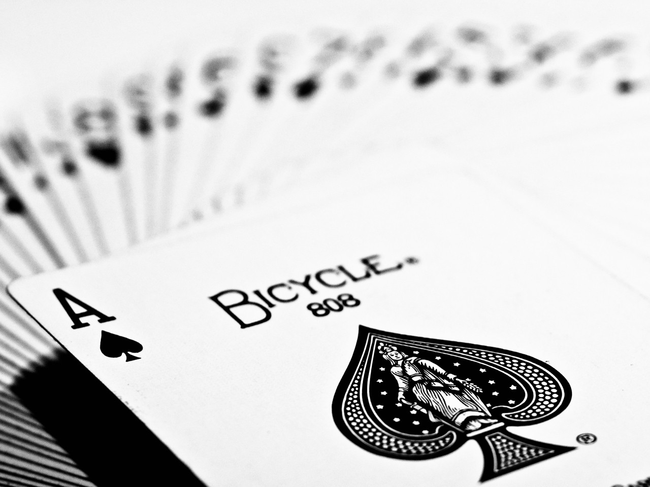 Photography Numbers Playing Cards Macro Ace Of Spades Spades Black Monochrome White 1280x960