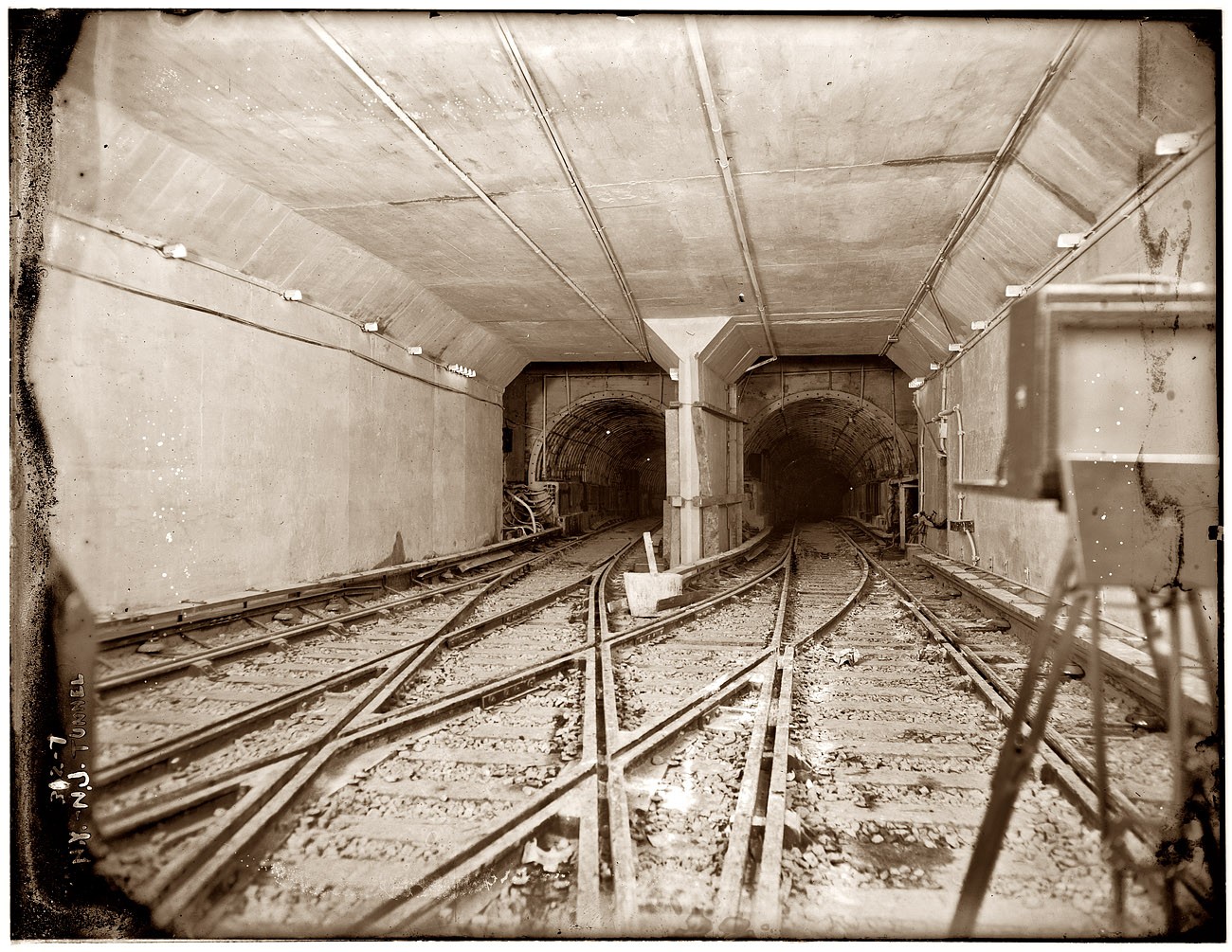 USA Rail Underground Photography Subway Railway Sepia Vintage 1300x1005