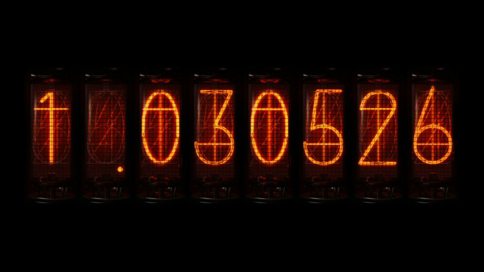 Steins Gate Nixie Tubes Anime 1600x900