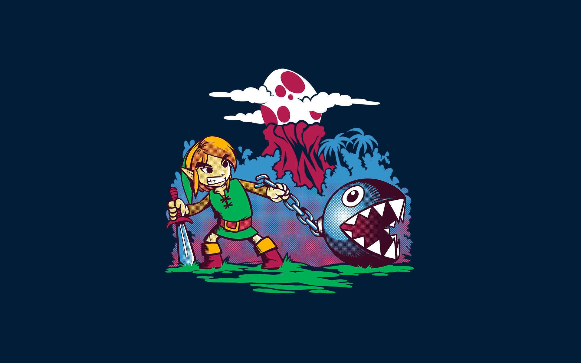 The Legend Of Zelda Links Awakening The Legend Of Zelda Video Games Crossover 1920x1200