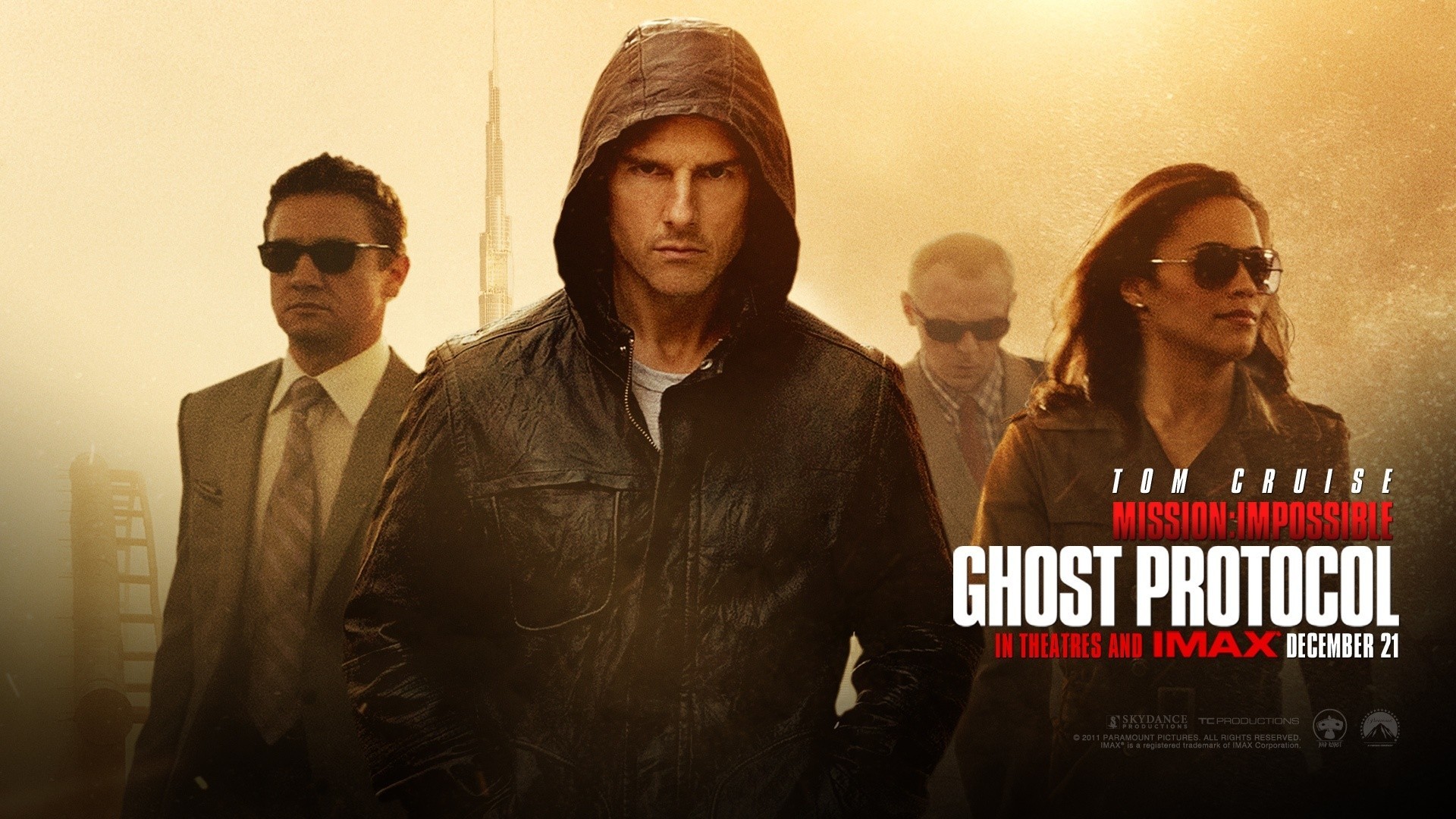 Movies Mission Impossible Ghost Protocol Tom Cruise Simon Pegg Jeremy Renner 1920x1080