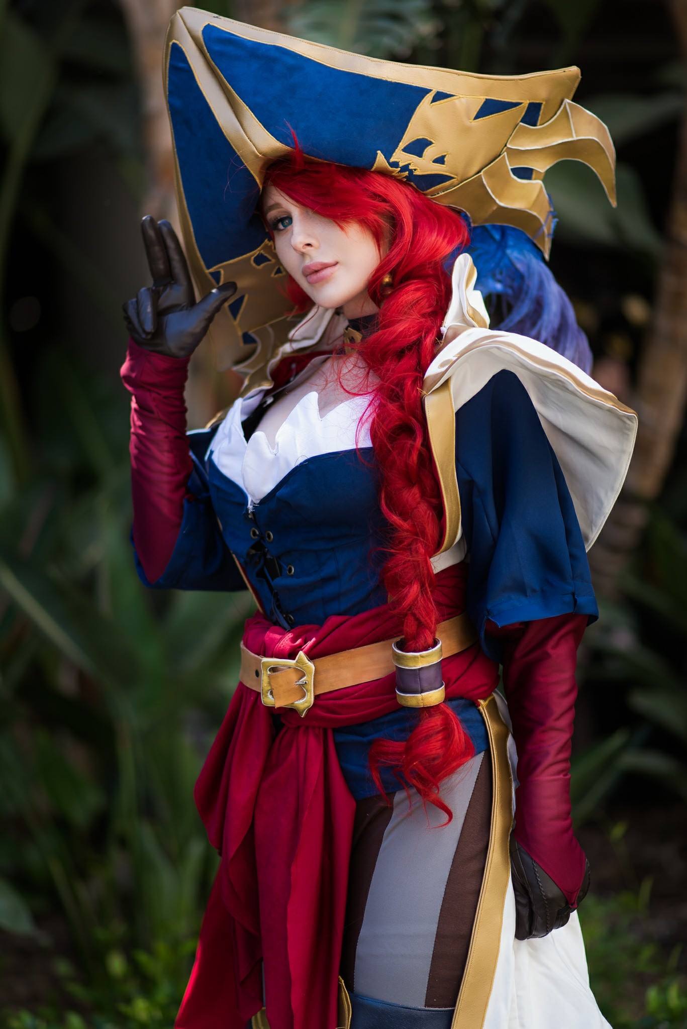 Women Redhead Cosplay Miss Fortune Miss Fortune League Of Legends League Of Legends 1367x2048