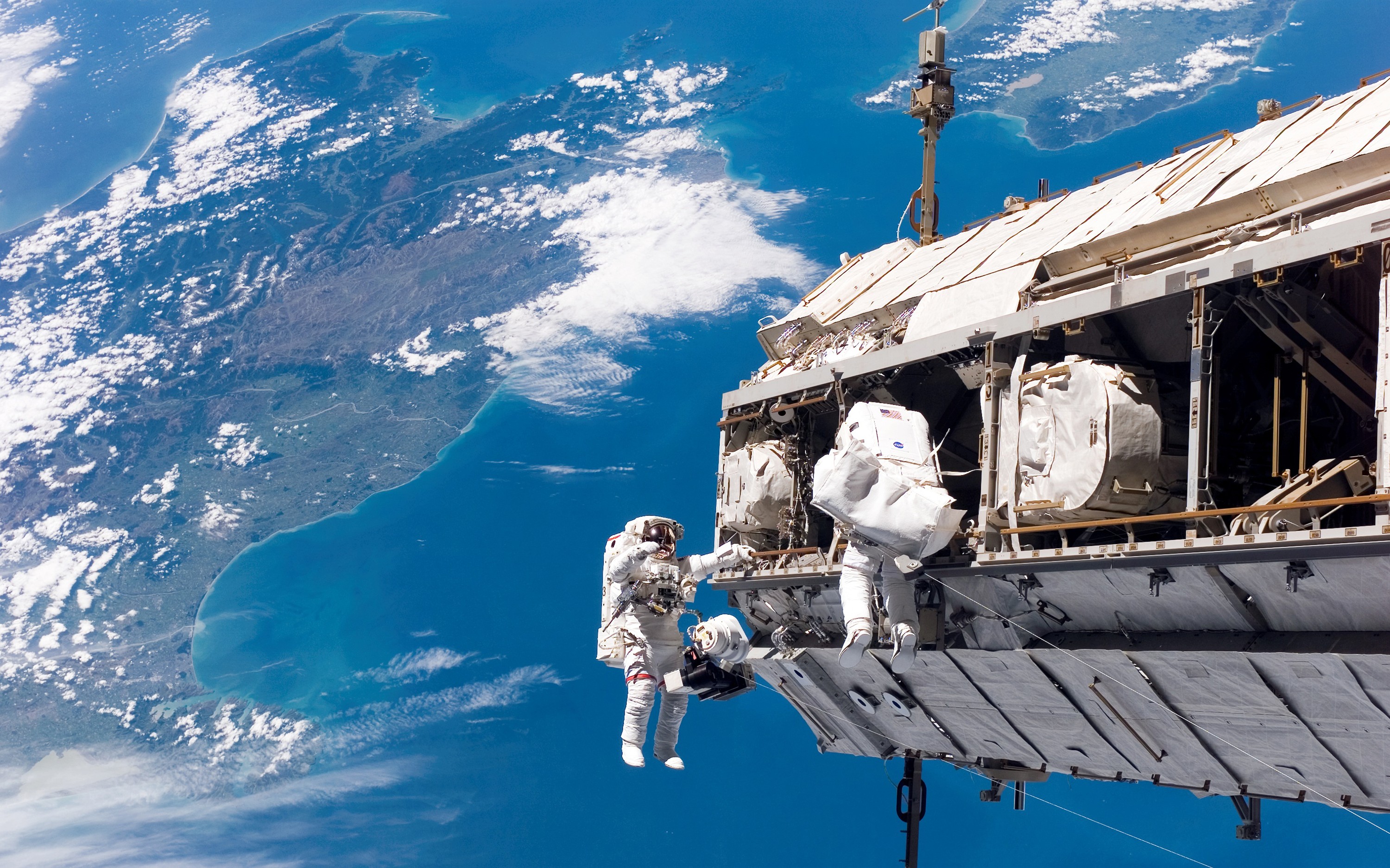 Space Astronaut Earth International Space Station NASA New Zealand 3000x1875