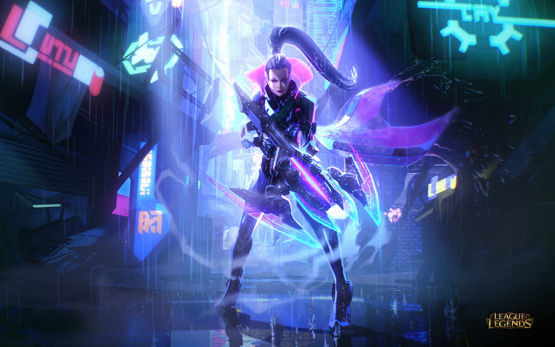 League Of Legends Summoners Rift Project Skins Vayne League Of Legends Vayne Video Games Video Game  1920x1200