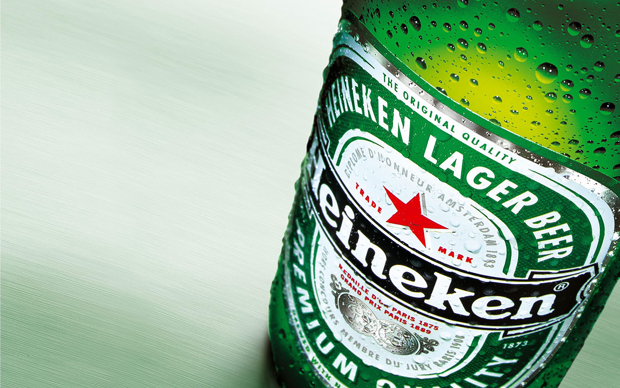 Photography Macro Bottles Beer Heineken 2560x1600